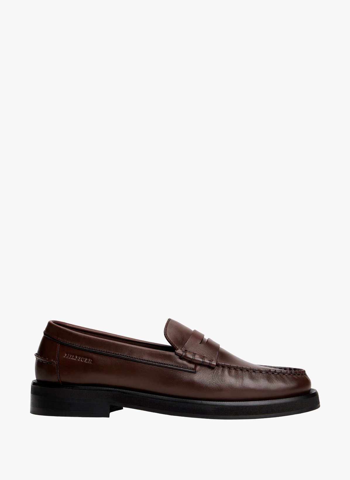 Mocassins bout rond en cuir