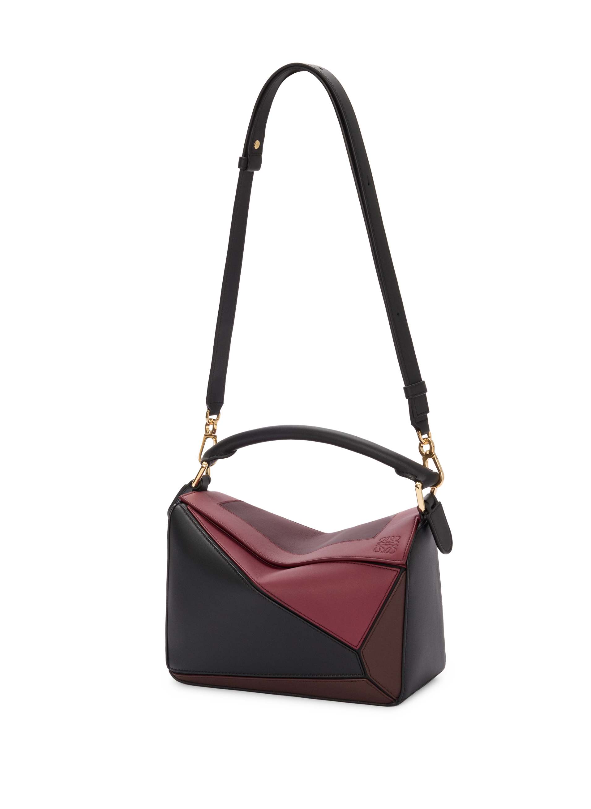 Small Puzzle leather bag - LOEWE x Albers LOEWE Black