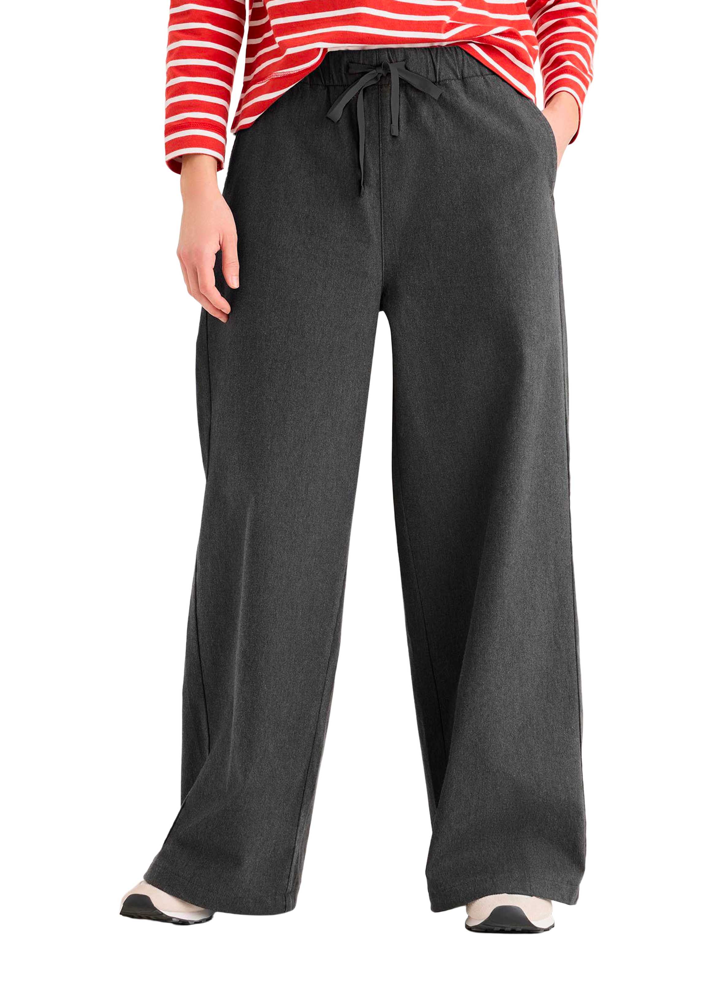 DOCKERS Pantalon large en coton Gris