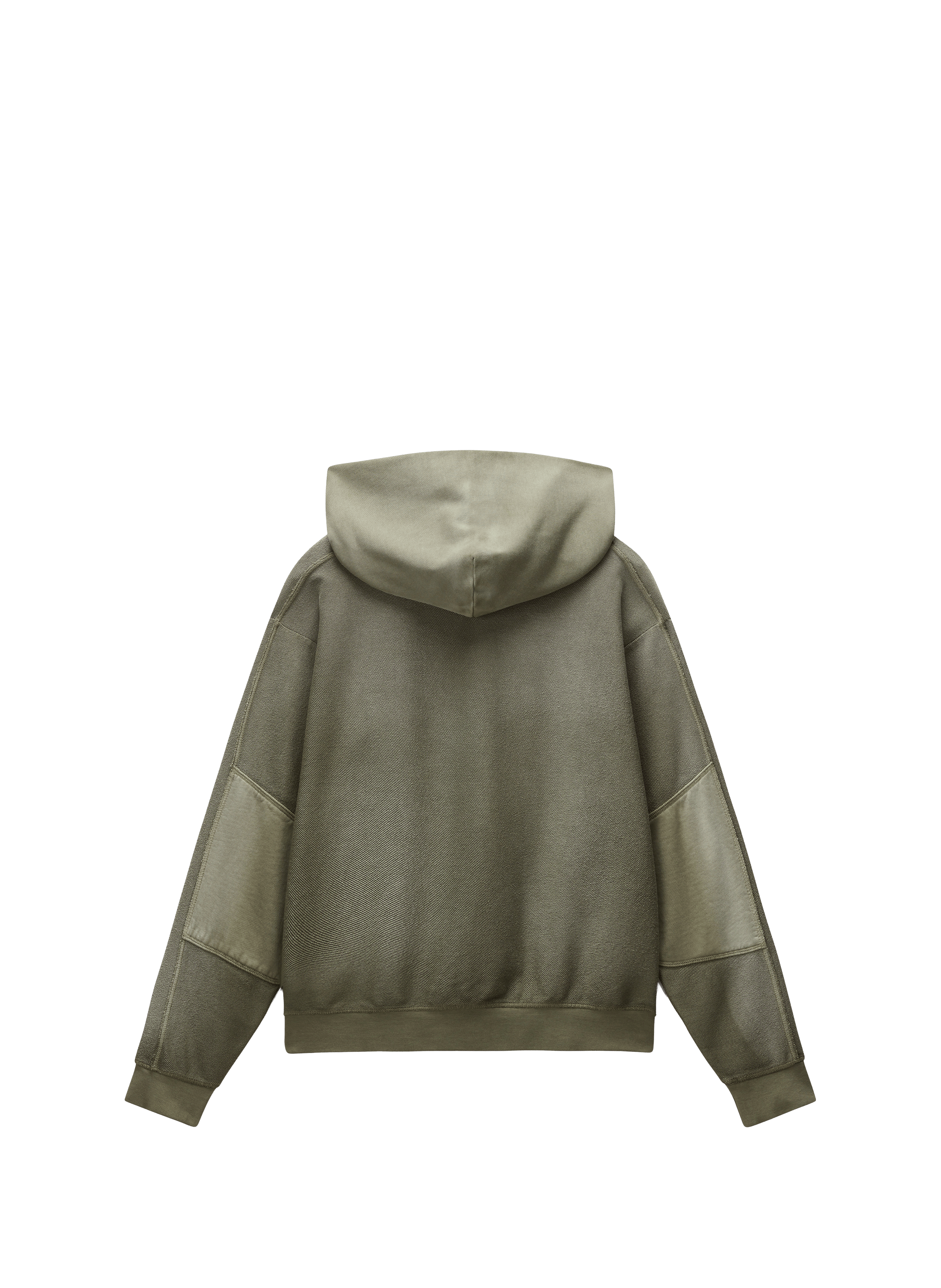 Cotton hoodie with logo NAPAPIJRI Green