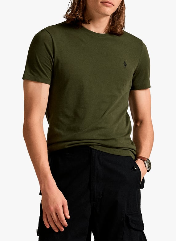 Classic Cotton T-Shirt | Khaki by POLO RALPH LAUREN Classic Cotton T-Shirt Khaki