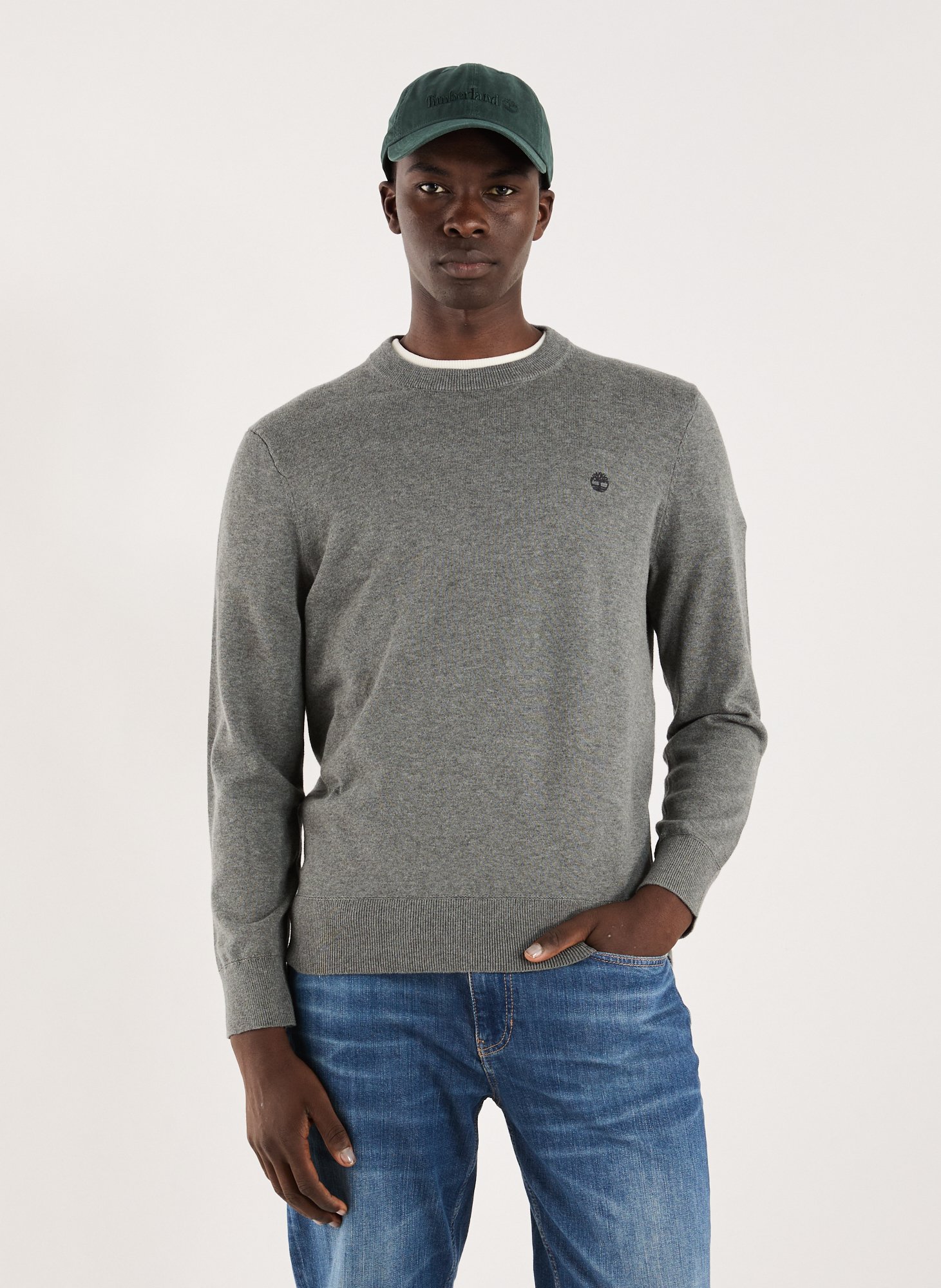 TIMBERLAND Cotton jumper Grey