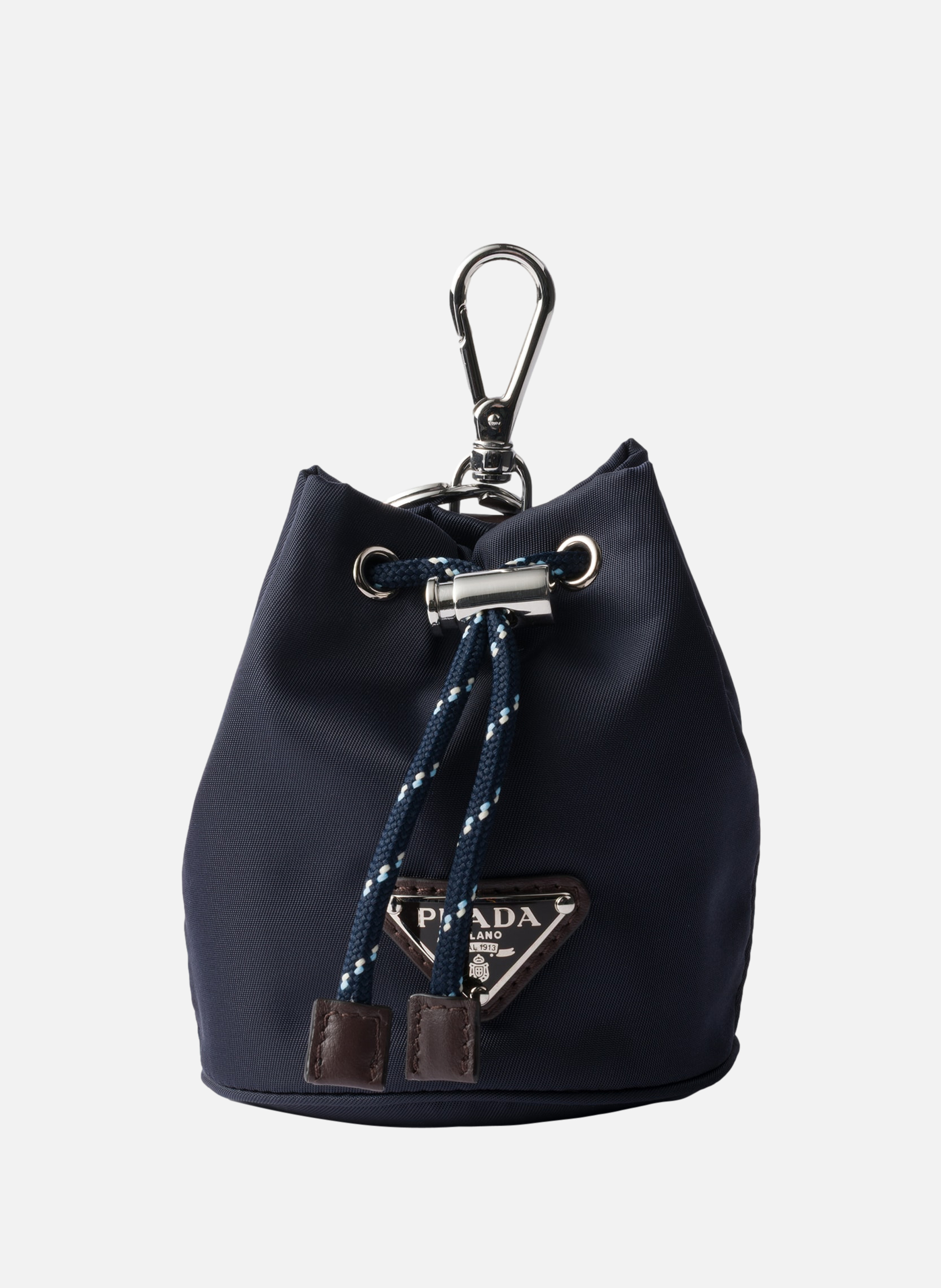 Charm porte-clés prada speedrock en re-nylon PRADA Bleu