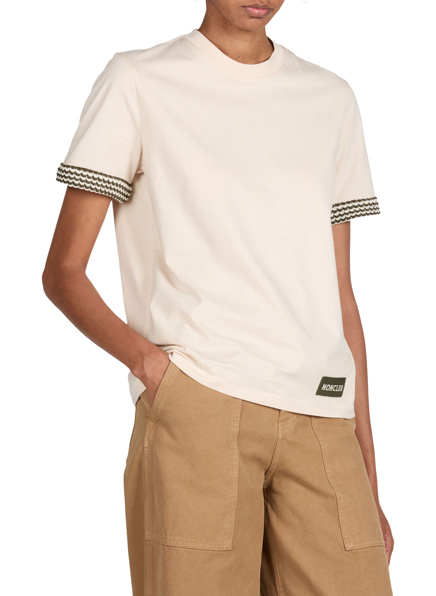 Classic Cotton T-Shirt MONCLER White