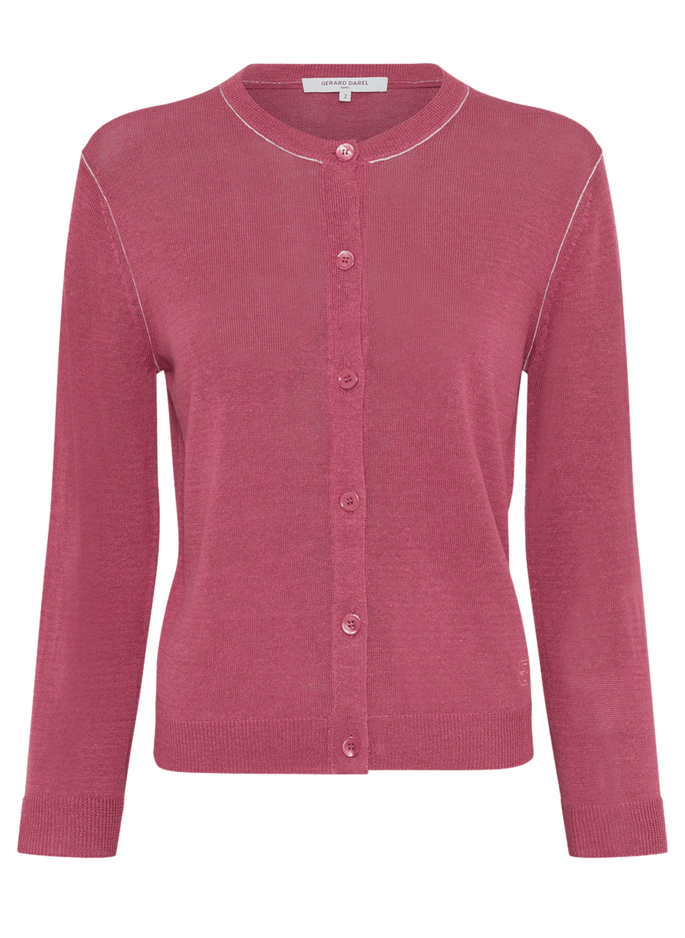 Gilet en lin mélangé - lorys GERARD DAREL Rose
