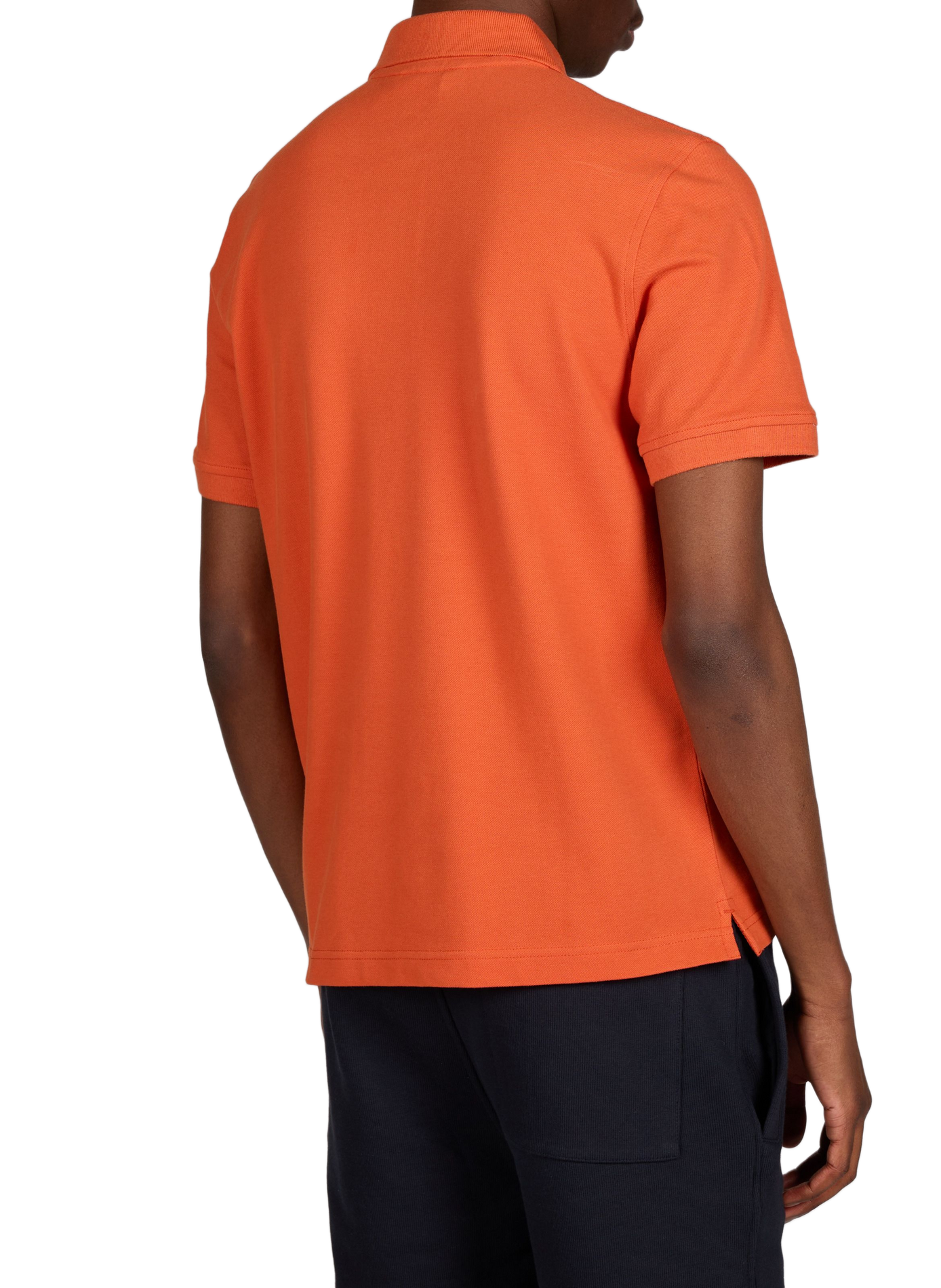 Polo manches courtes en coton mélangé K-WAY Orange