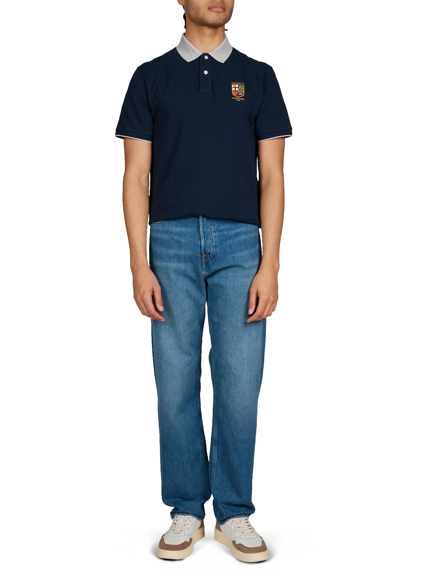  Cotton polo shirt  HACKETT Blue