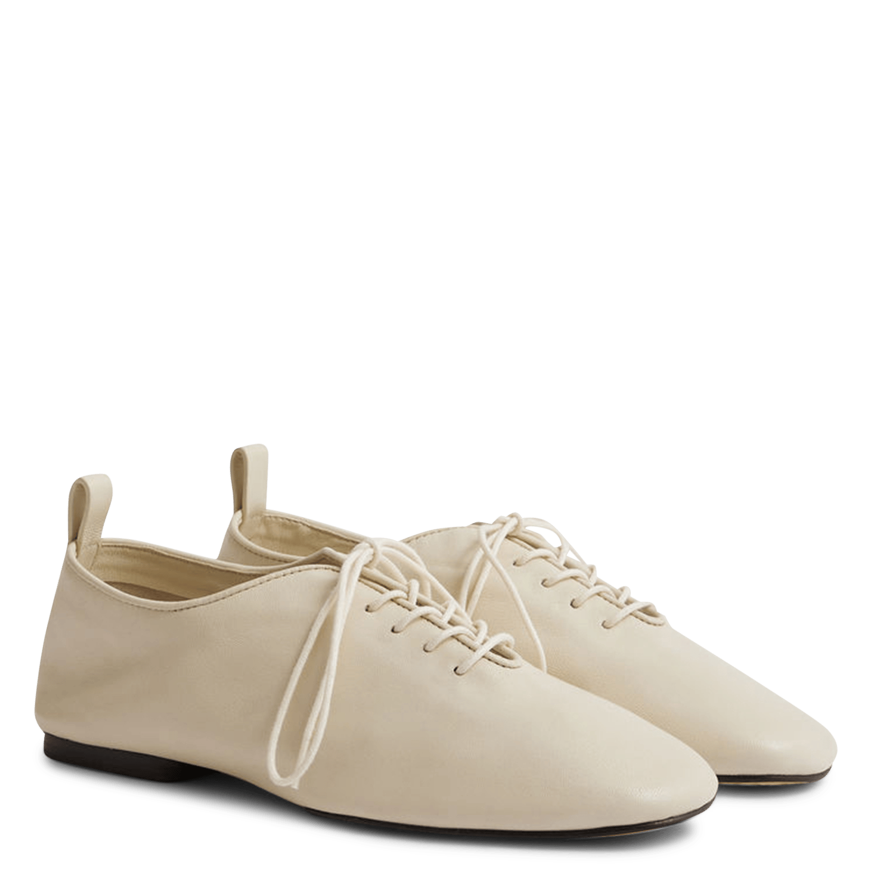 Derbies en cuir orso SOEUR Beige