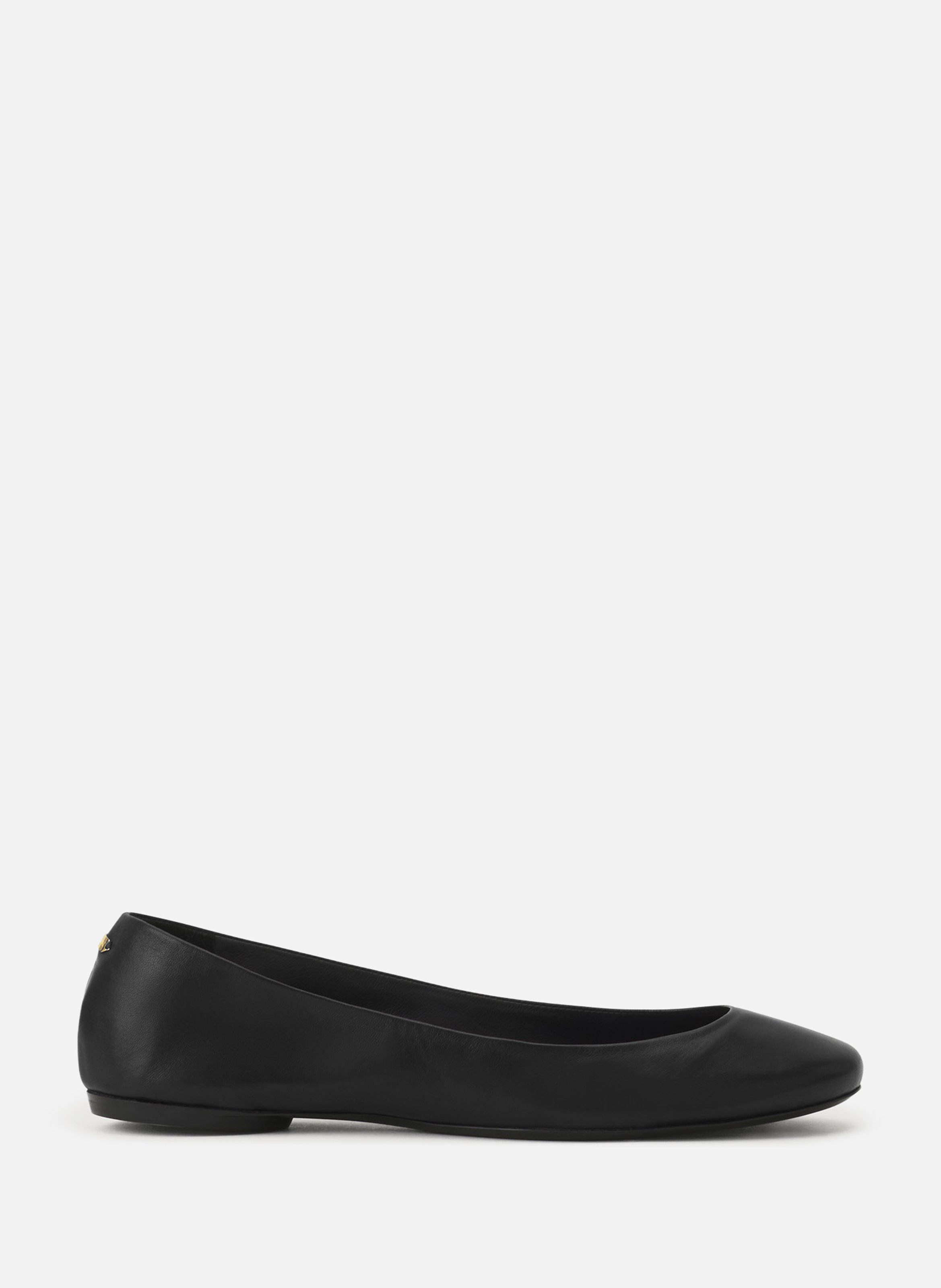 La ballerine en cuir LANVIN Noir
