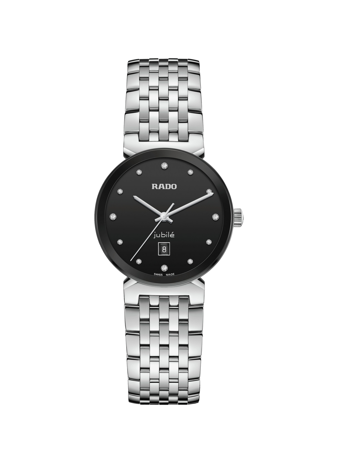 Montre quartz en acier inoxydable RADO Blanc