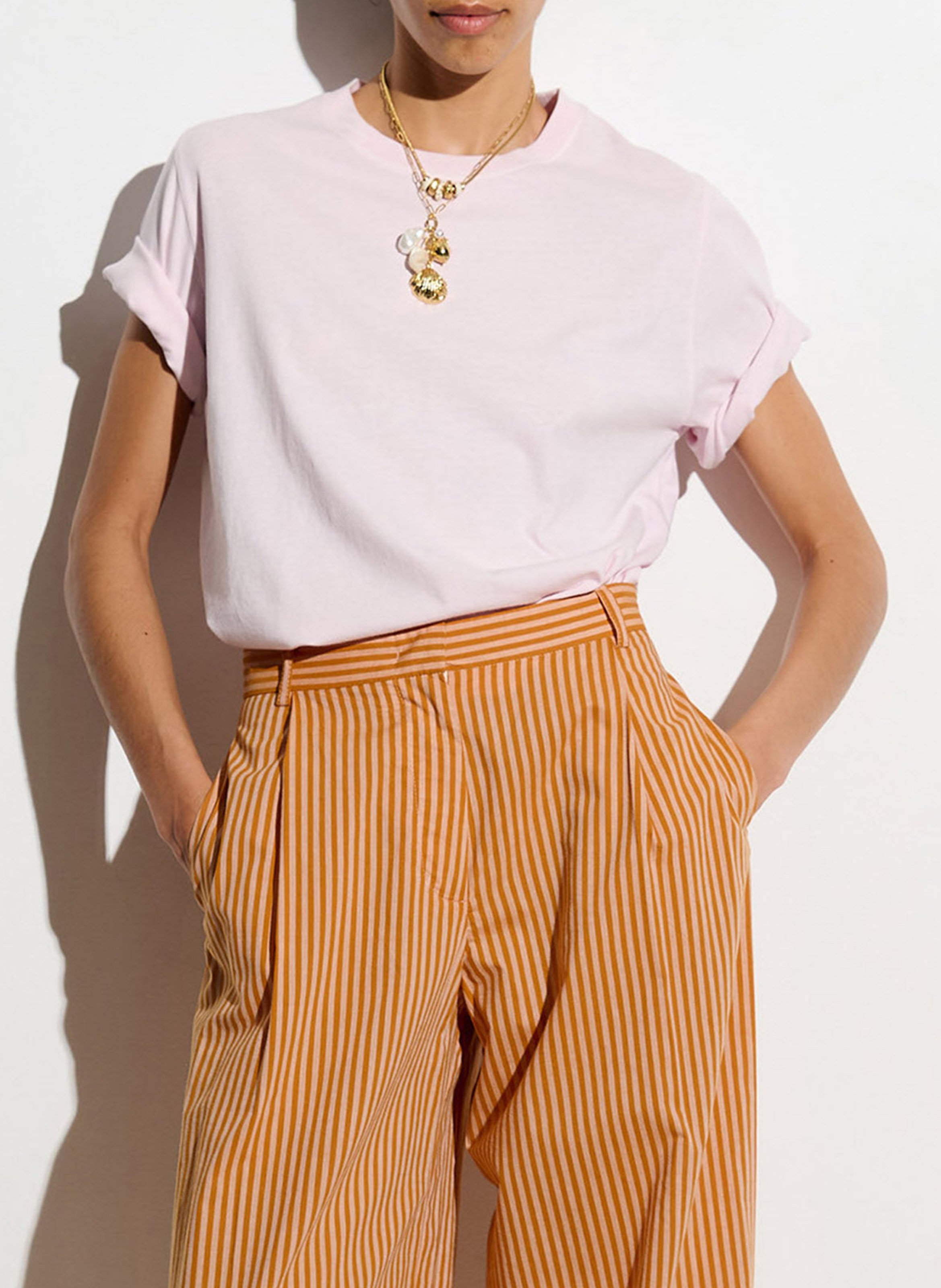 Tee-shirt oversize en coton sergio SESSUN Rose