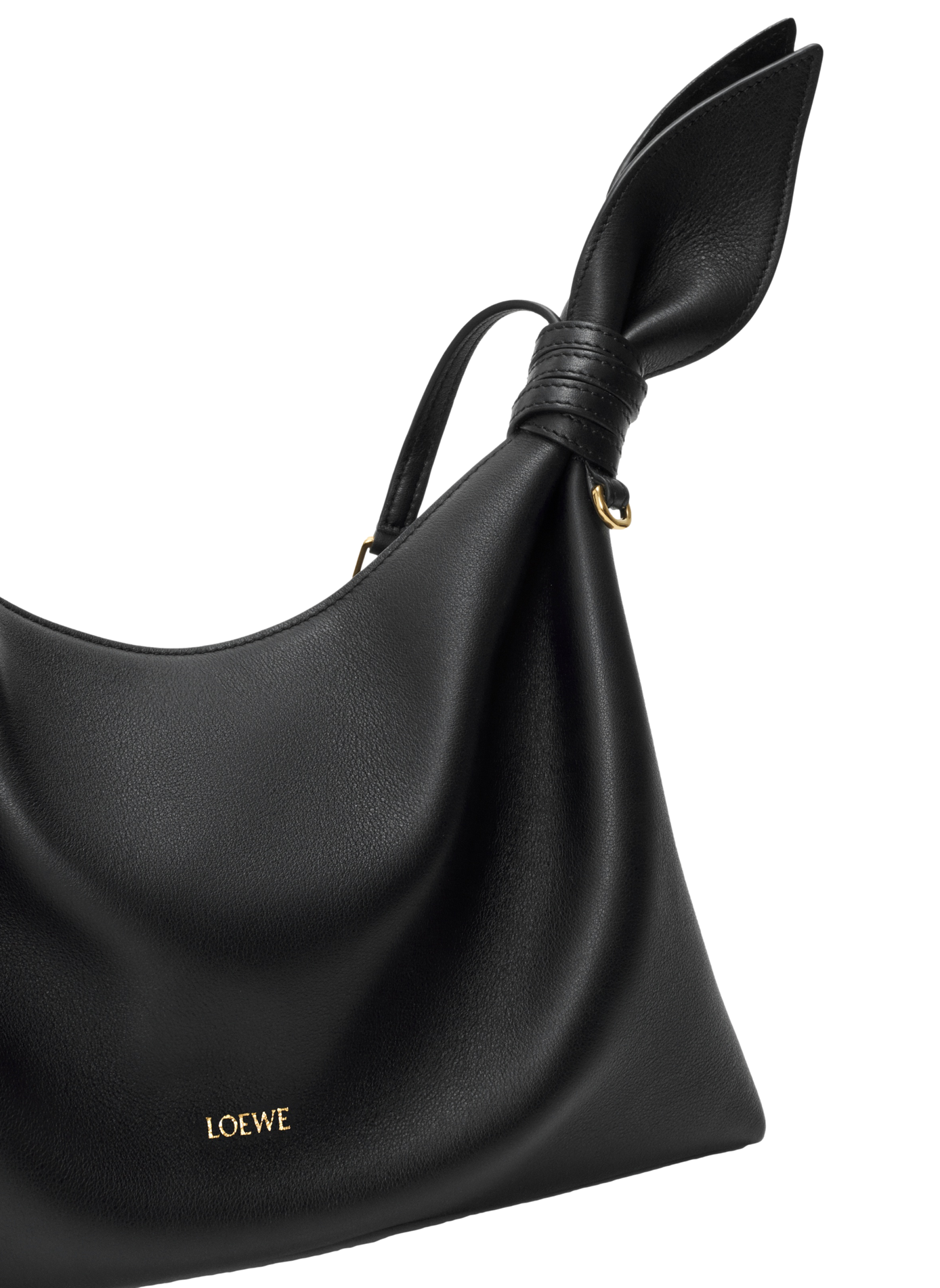 Sac Scarf moyen en cuir de veau lisse LOEWE Beige