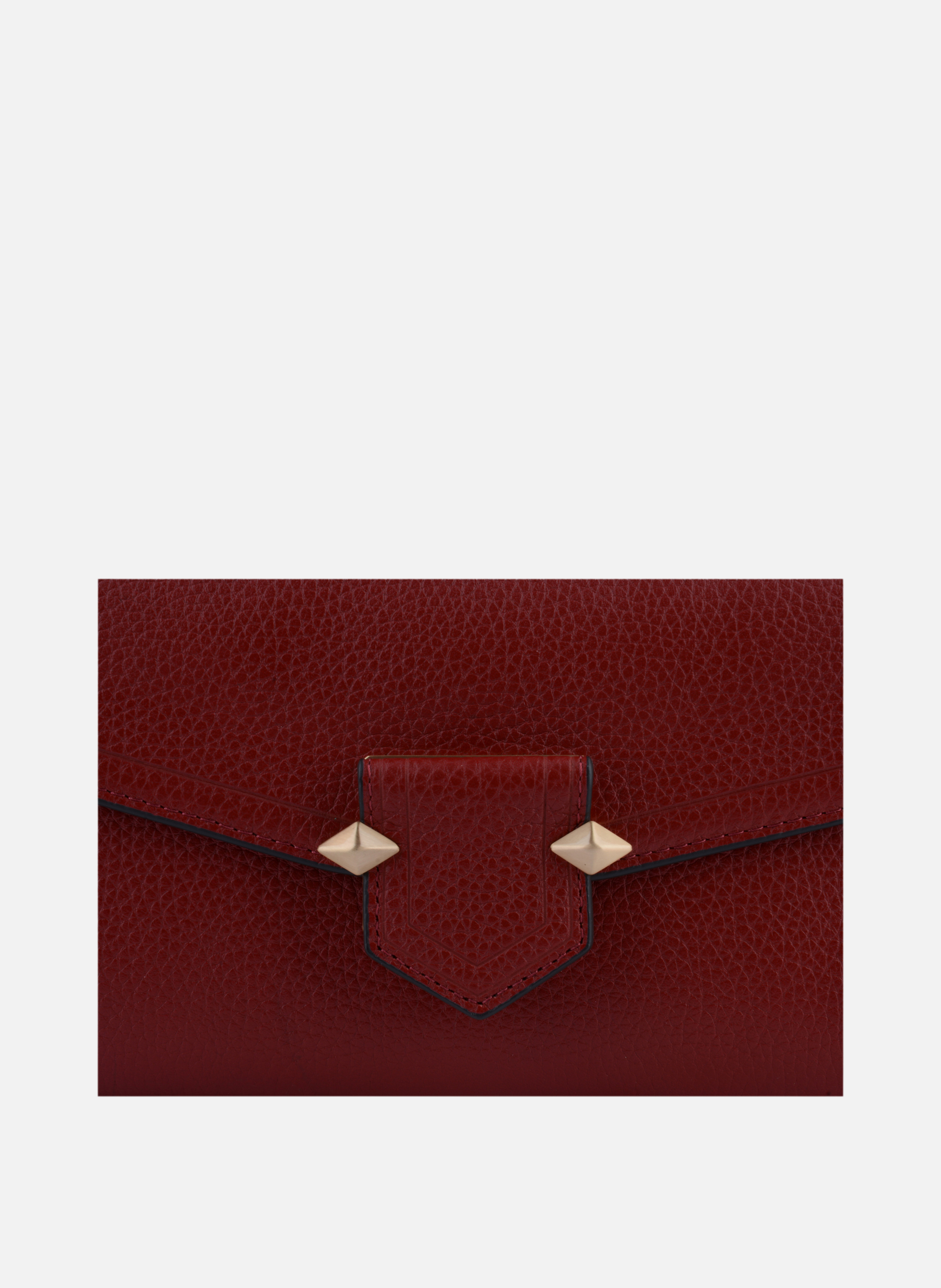 Sèvres | sac besace gm en cuir de vachette POURCHET Rouge