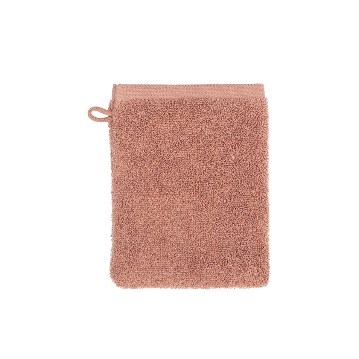 Gant de toilette  en coton, ma douce DESFORGES Marron