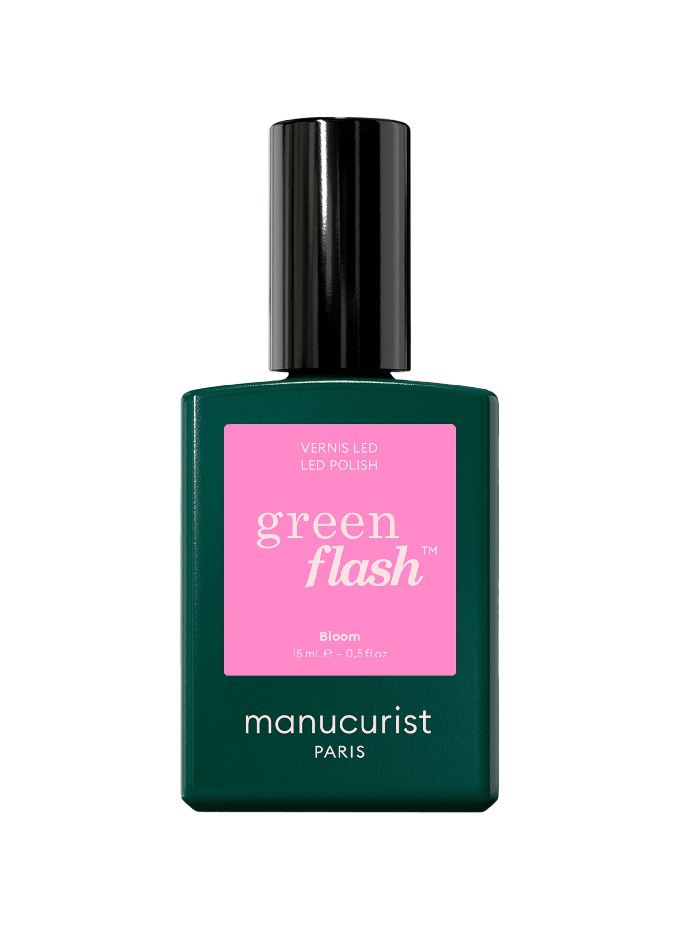 Esmalte de uñas Green Flash - Bloom MANUCURIST Rose néon aux sous-tons bleus