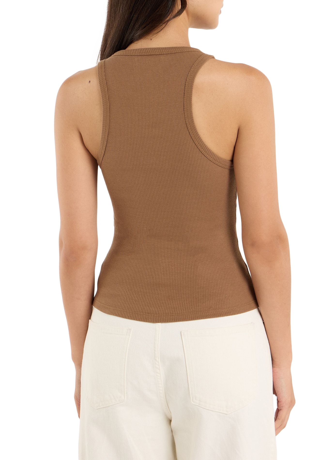 Cotton tank top  SAISON 1865 Beige
