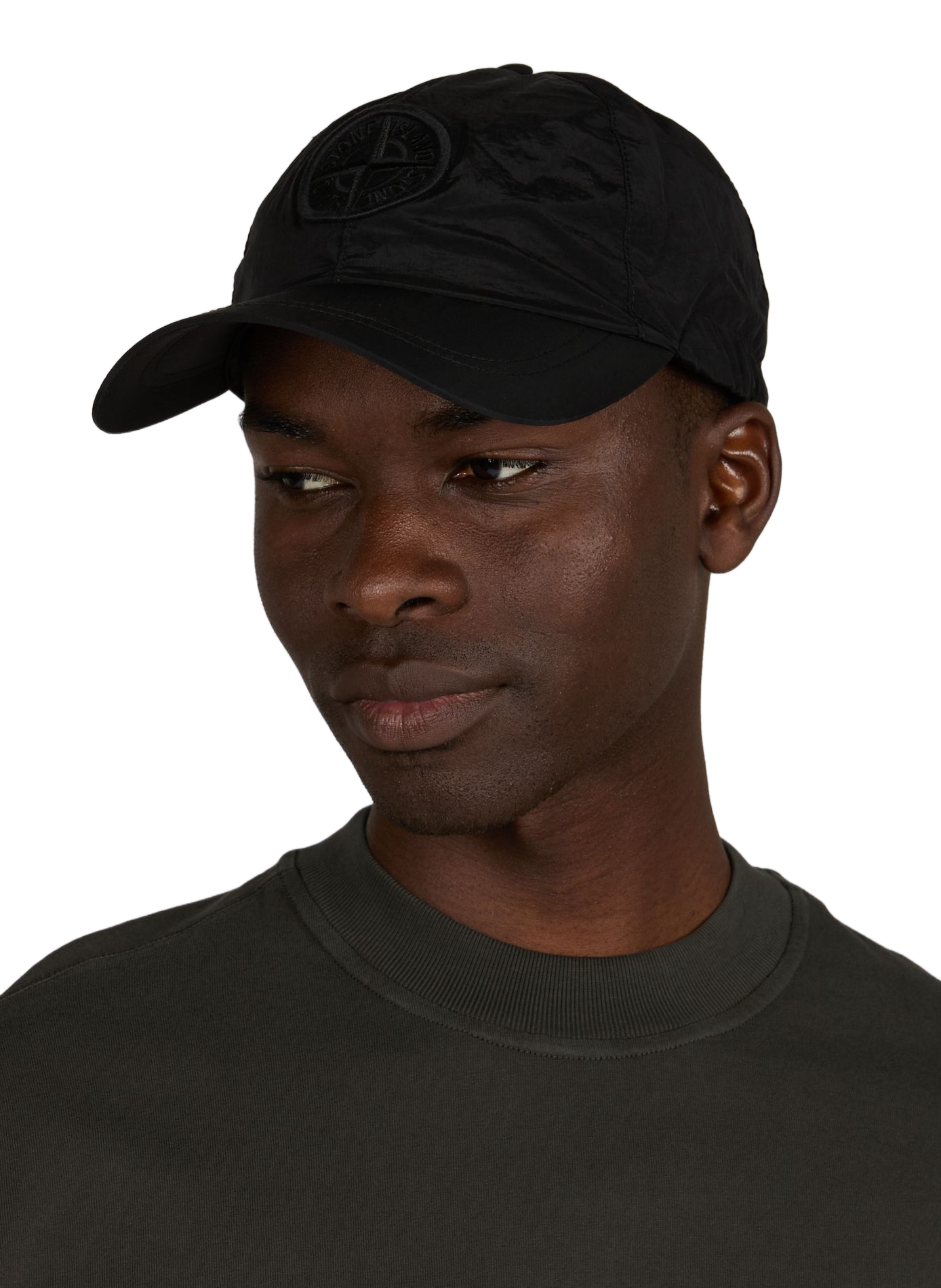 Baseball Cap STONE ISLAND Black