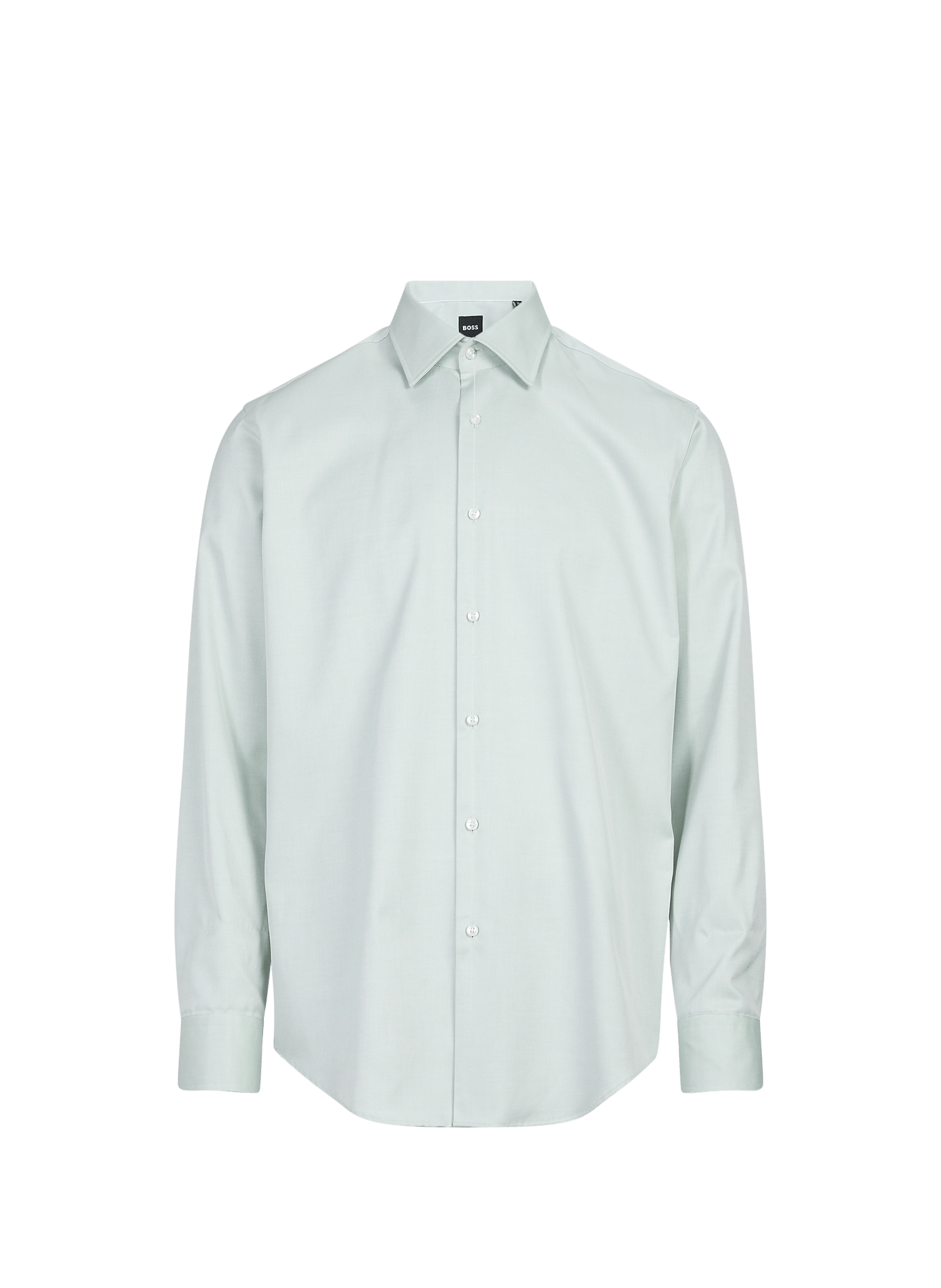 Camisa de algodón BOSS Verde