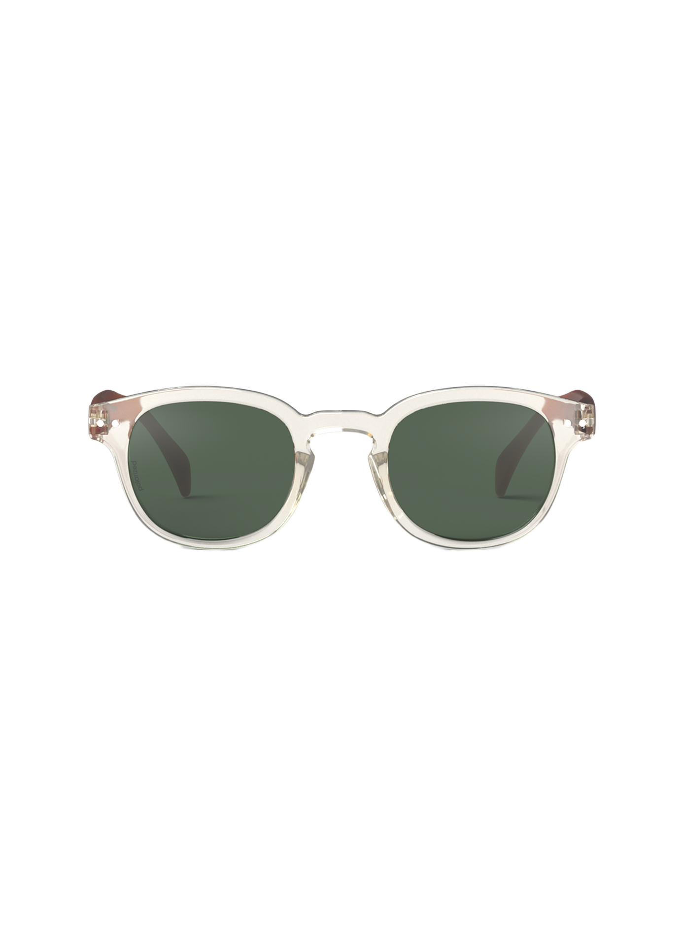 Transparent and round sunglasses IZIPIZI Transparent