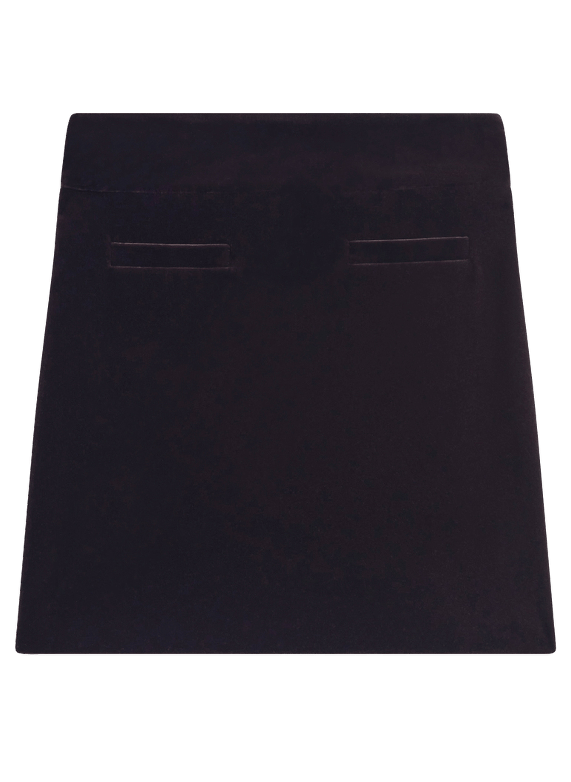 Jupe courte en velours - teddy PABLO Marron