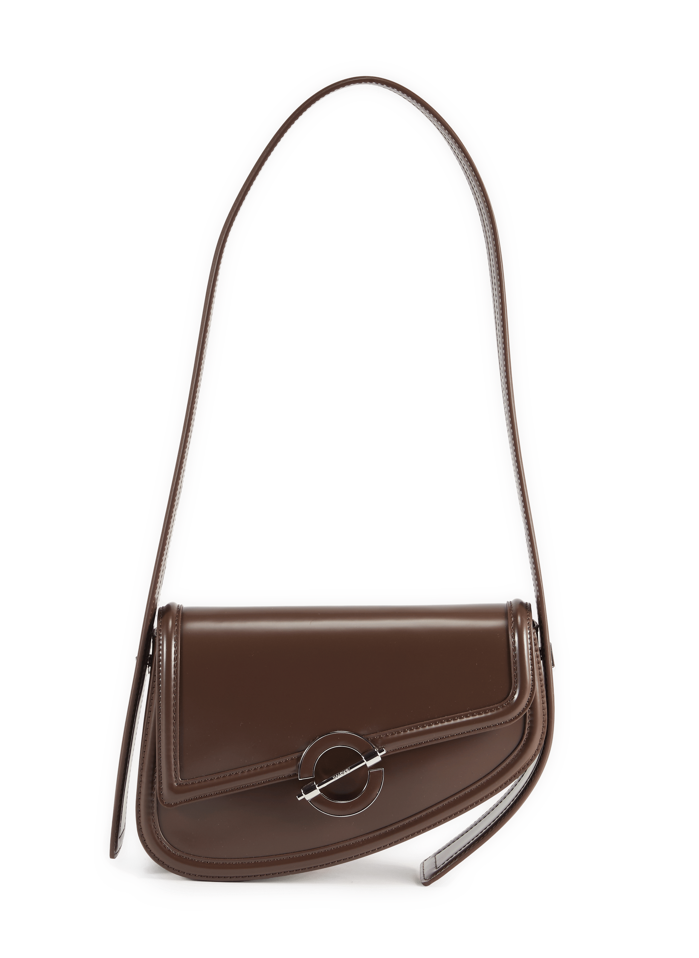 Schultertasche aus Leder SAMSOE SAMSOE Braun