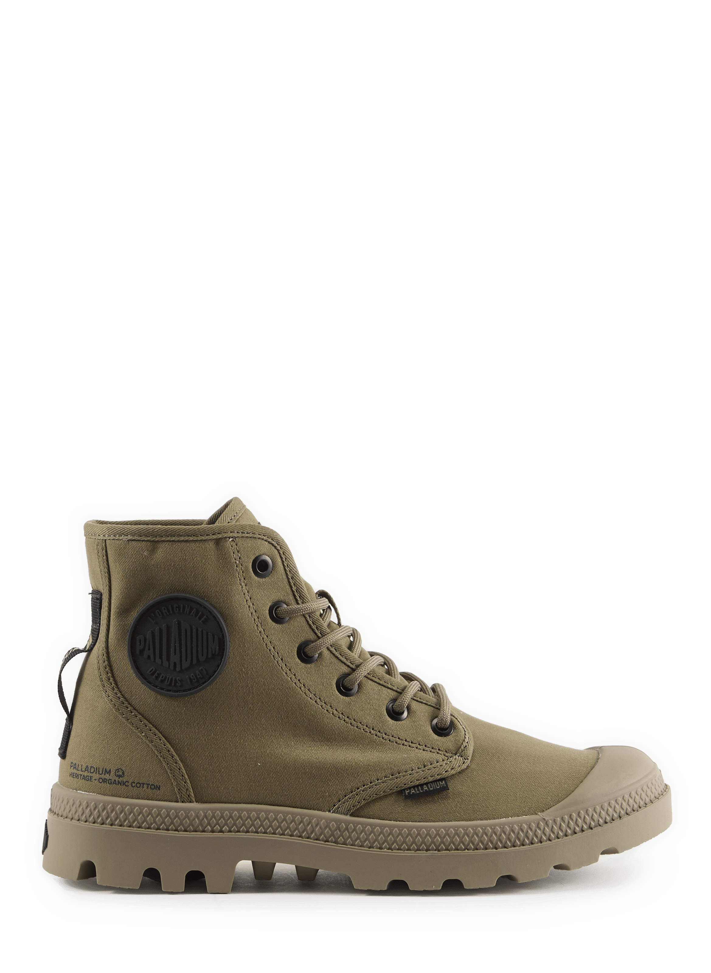 Cotton ankle boots PALLADIUM Khaki