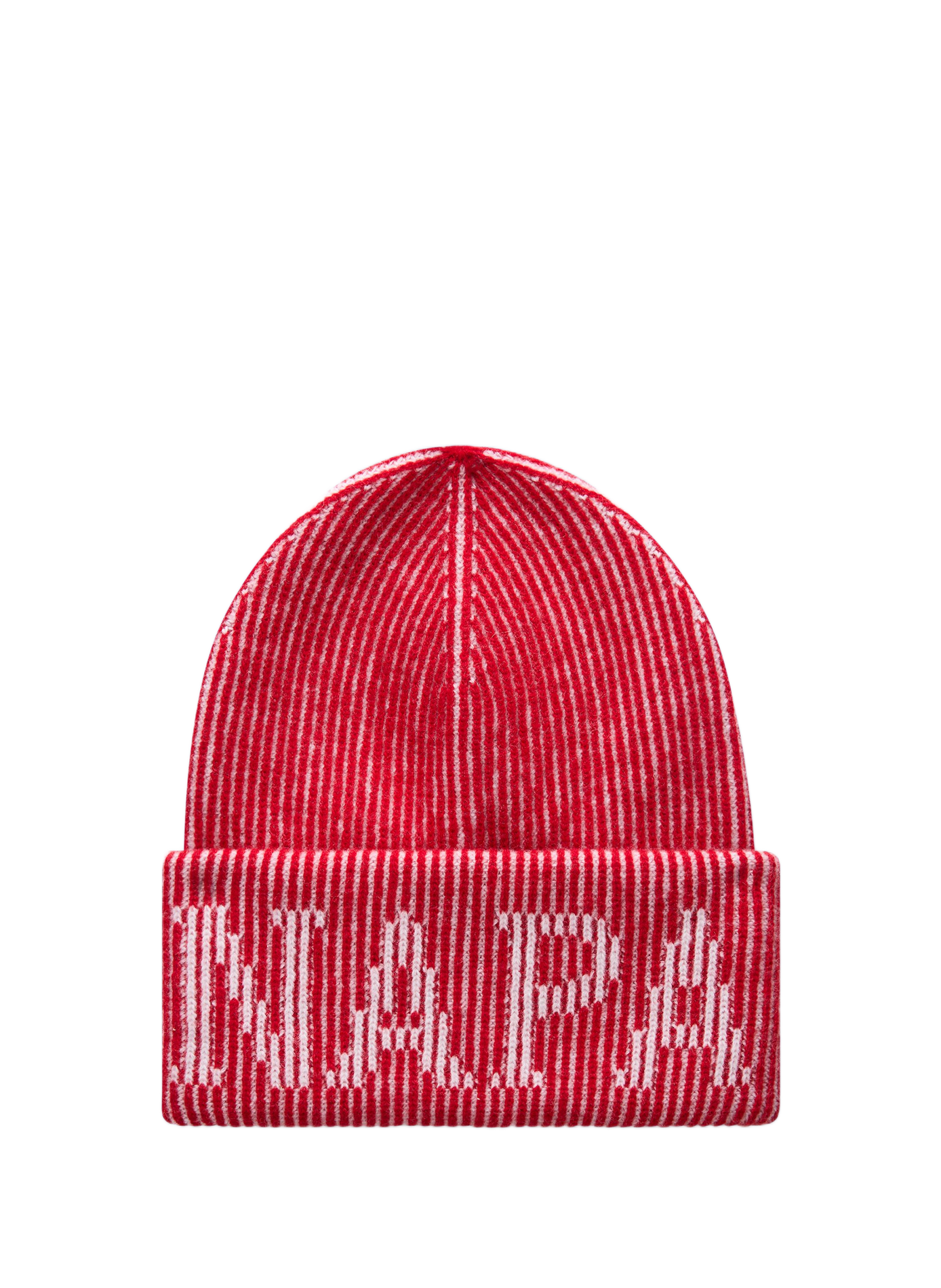 Bonnet à revers en laine NAPAPIJRI Rouge