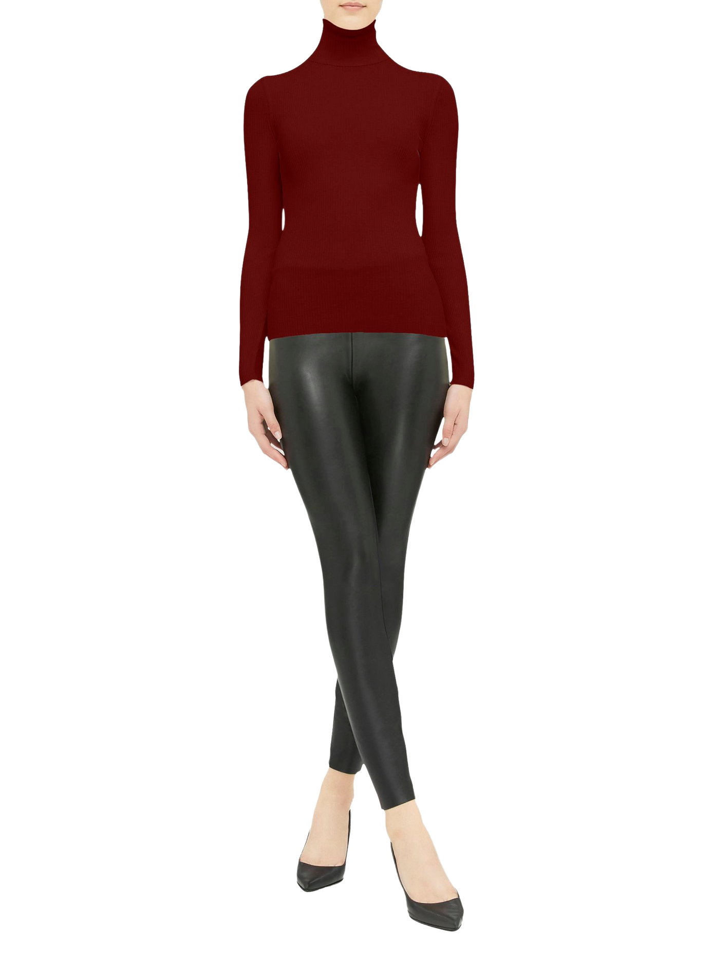 Wool high-neck jumper WOLFORD Red