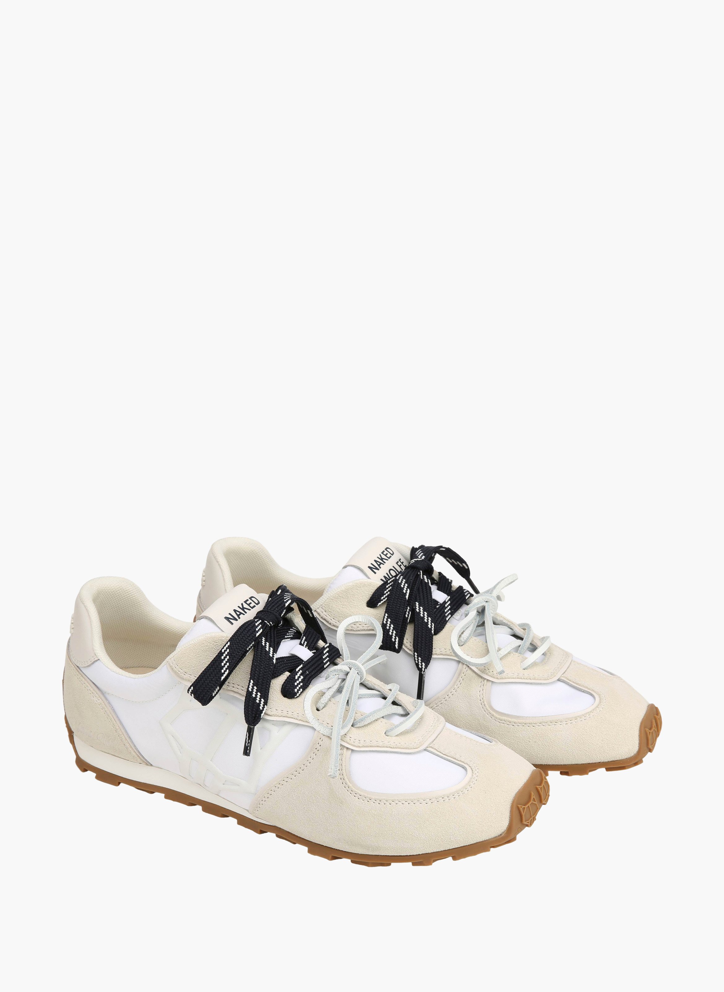 Baskets lightning en nylon NAKED WOLFE Blanc