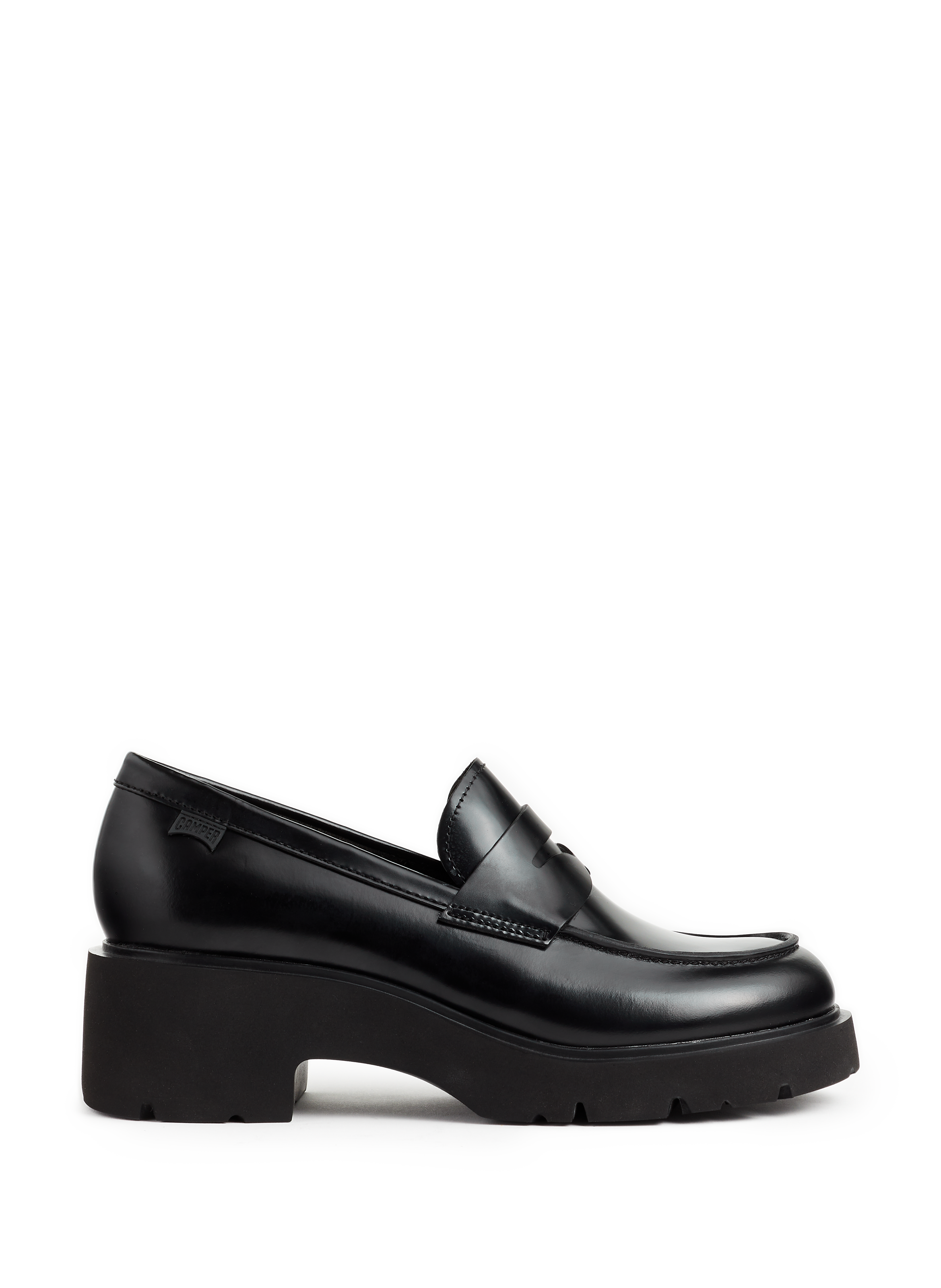 CAMPER Milah leather loafers Black