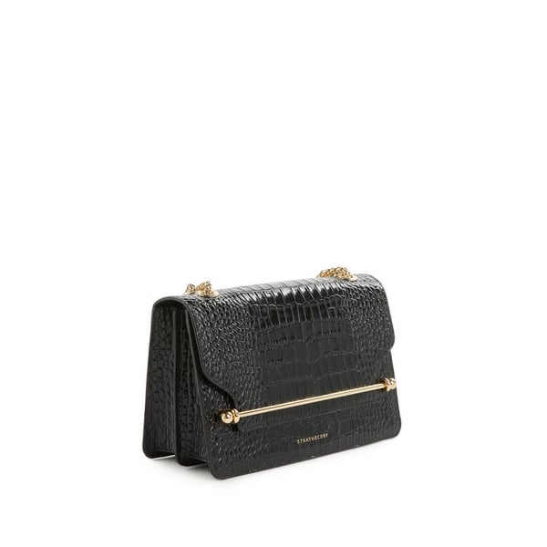 Sac à bandoulière en cuir embossé