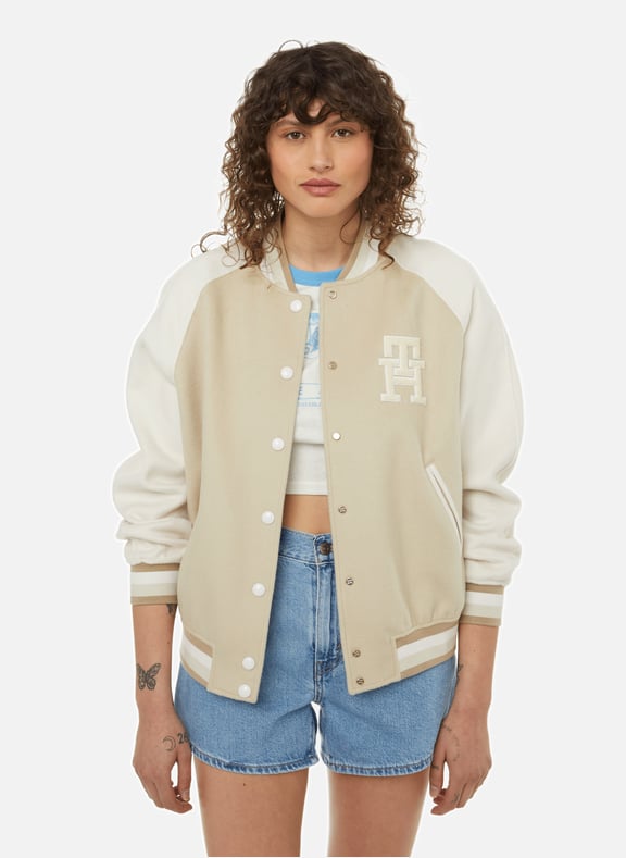 Tommy hilfiger wool bomber jacket deals