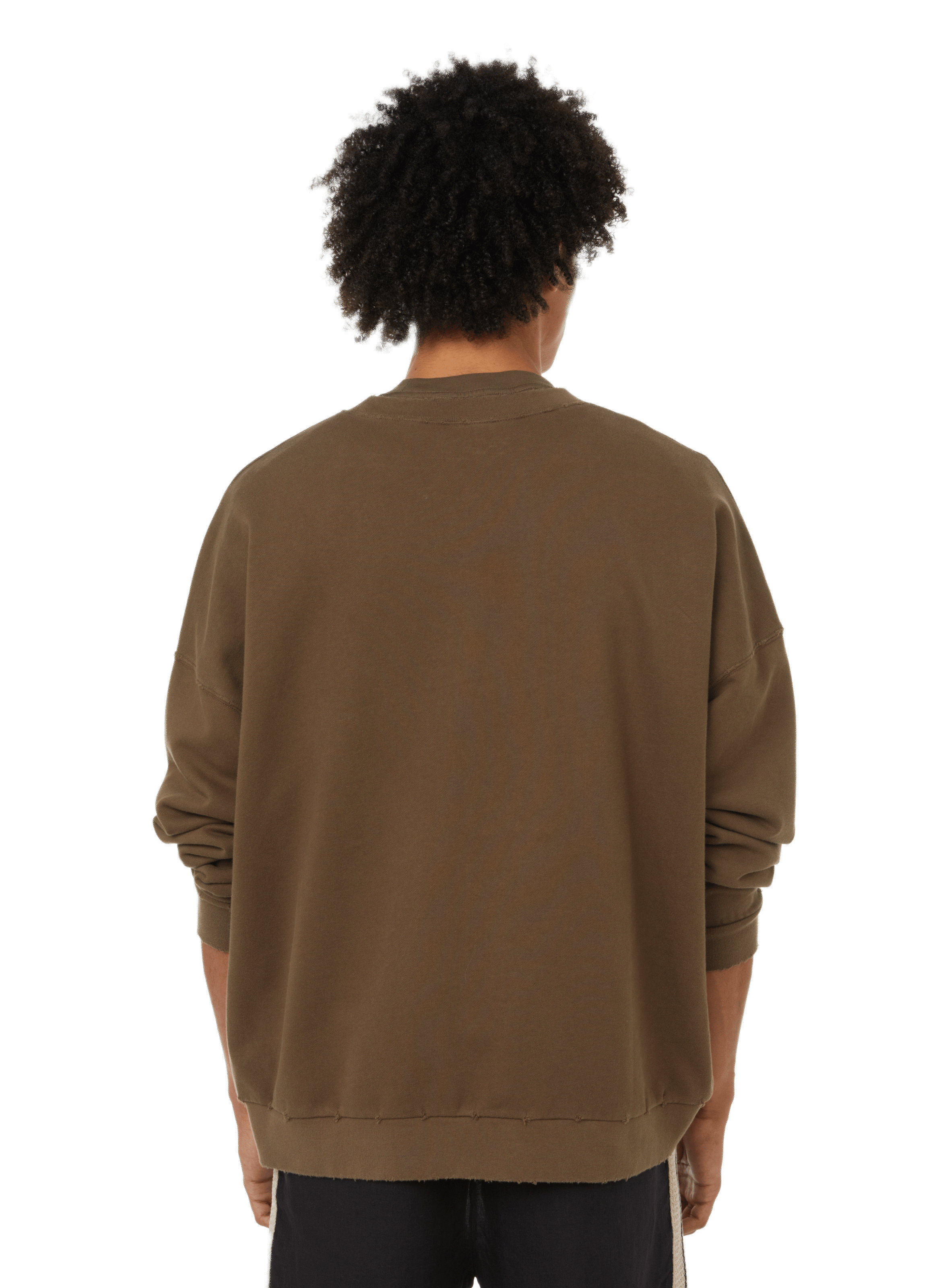 Cotton sweatshirt PALM ANGELS Brown