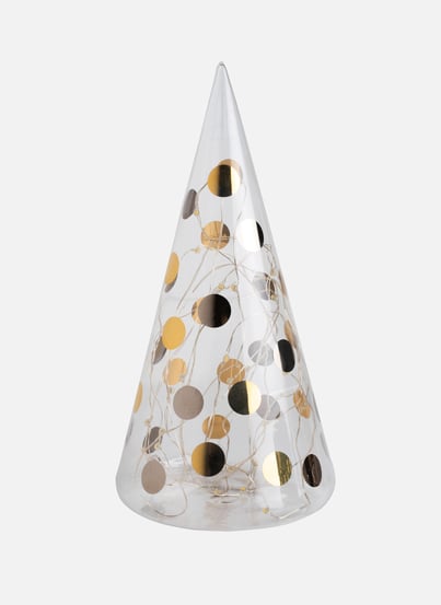 Sapin lumineux en verre motif pois RADER Sapin lumineux en verre motif pois RADER