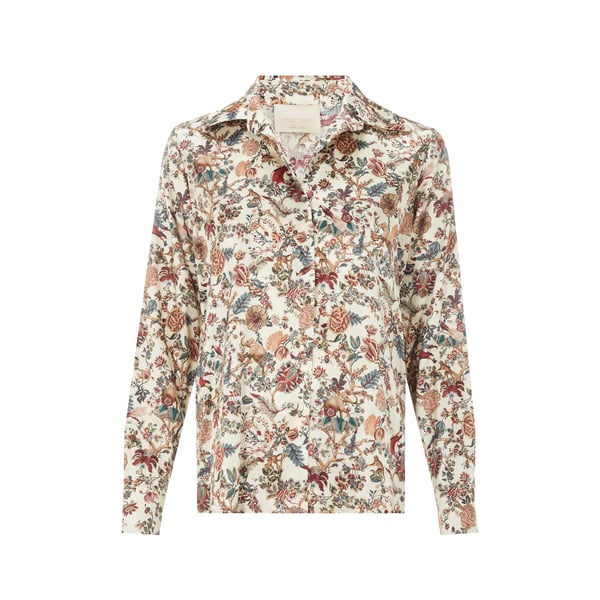 Blouse à imprimé en soie