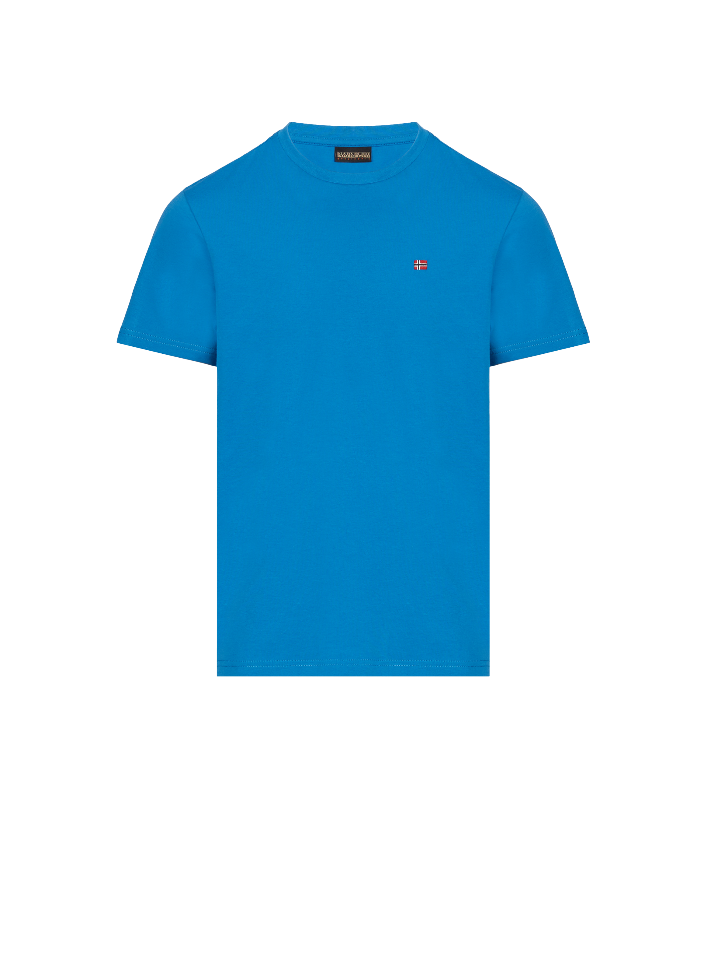 Cotton round-neck T-shirt NAPAPIJRI Blue