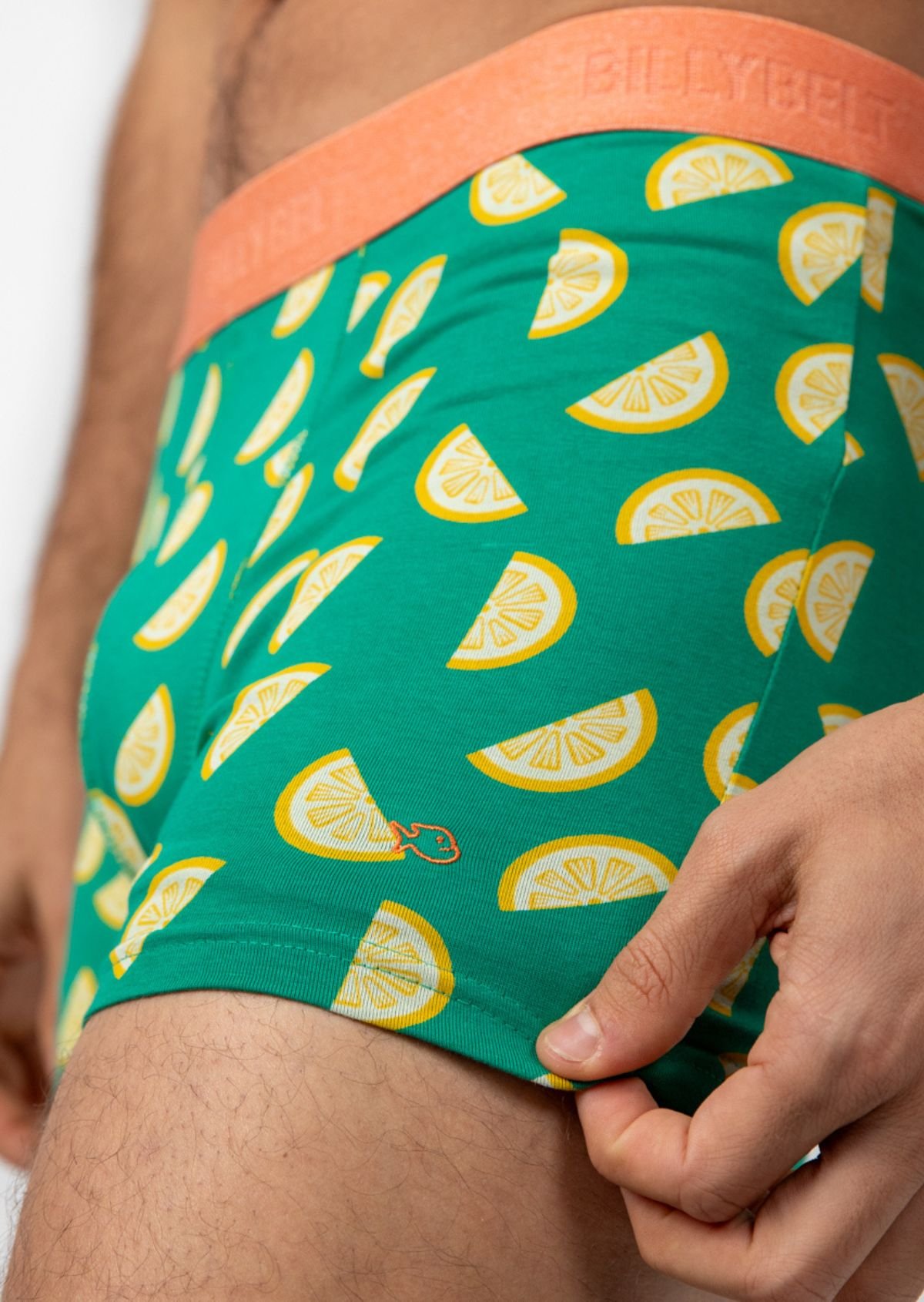 Boxer en coton biologique BILLYBELT Vert