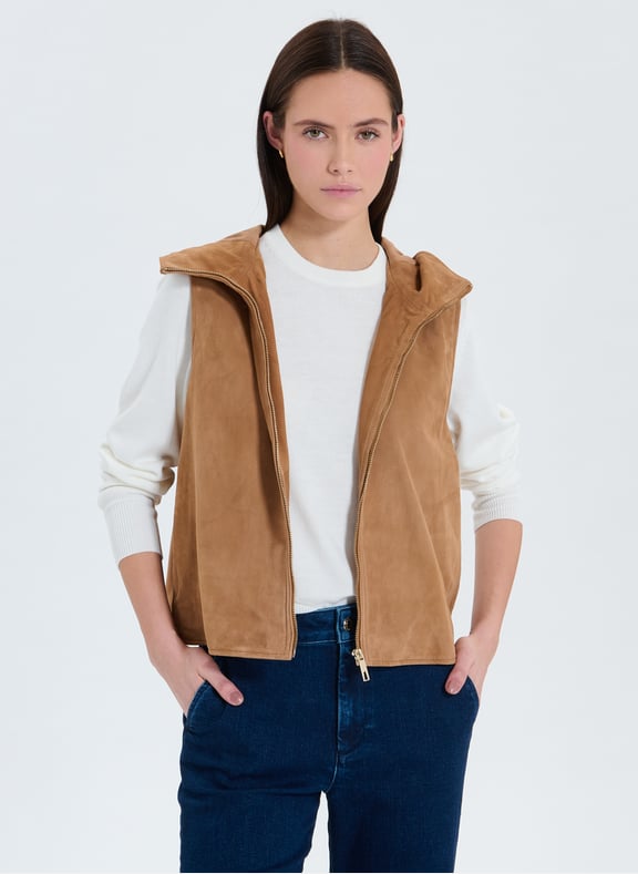 Veste beige droit - gelia Beige by ZAPA ZAPA Veste beige droit - gelia Beige