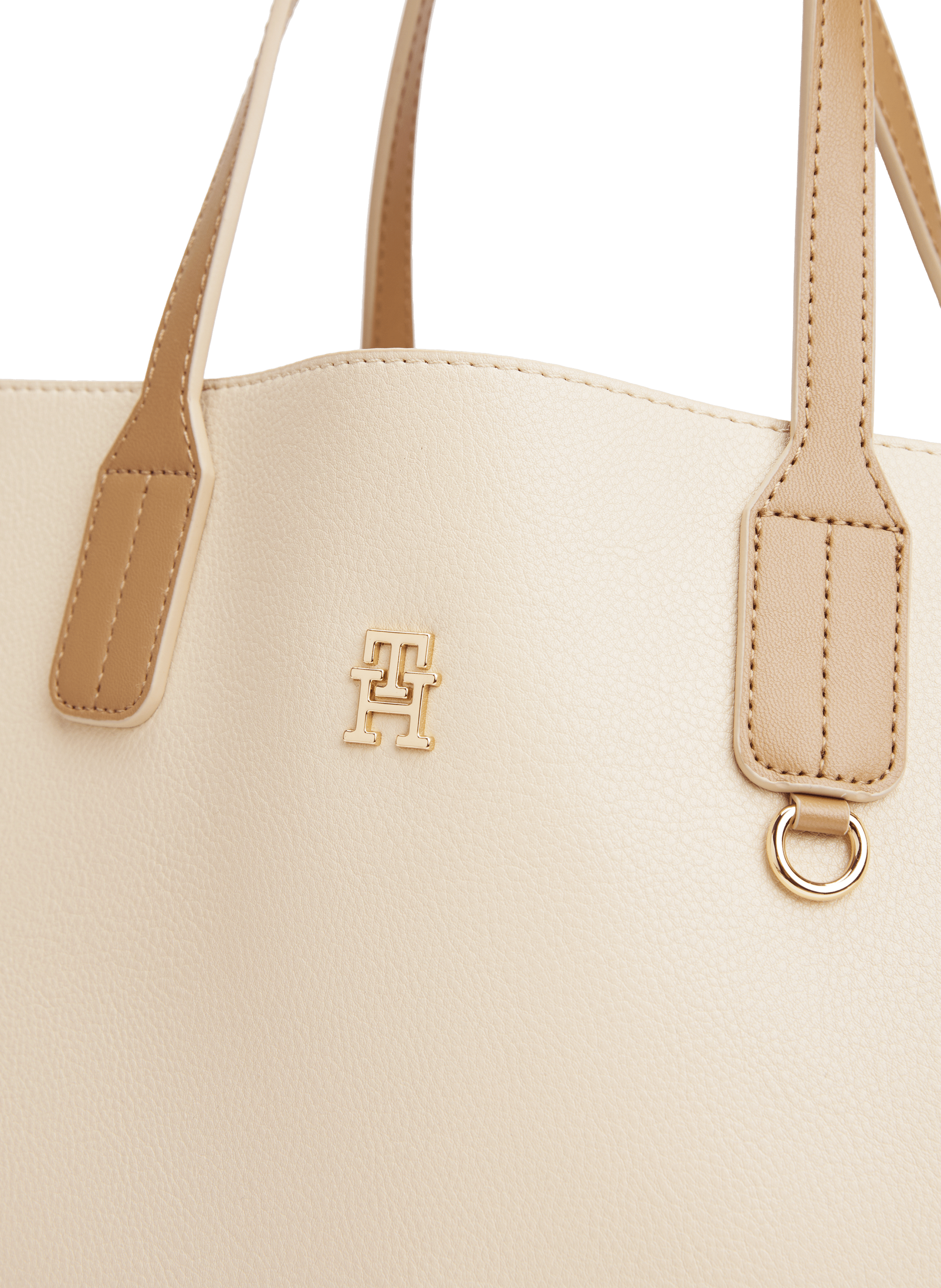 Sac à main à logo TOMMY HILFIGER Beige