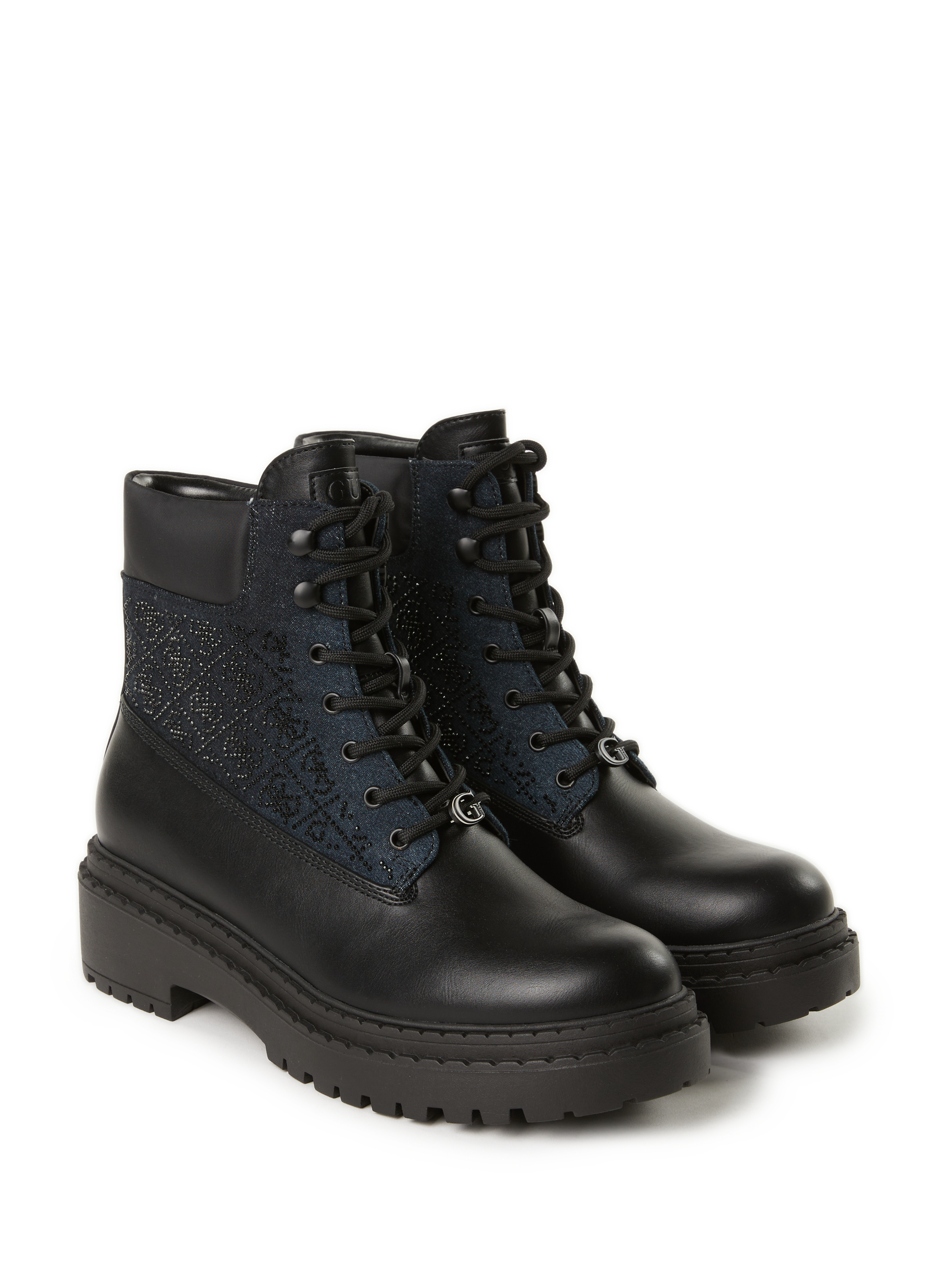 Bottines bi-matière GUESS Noir