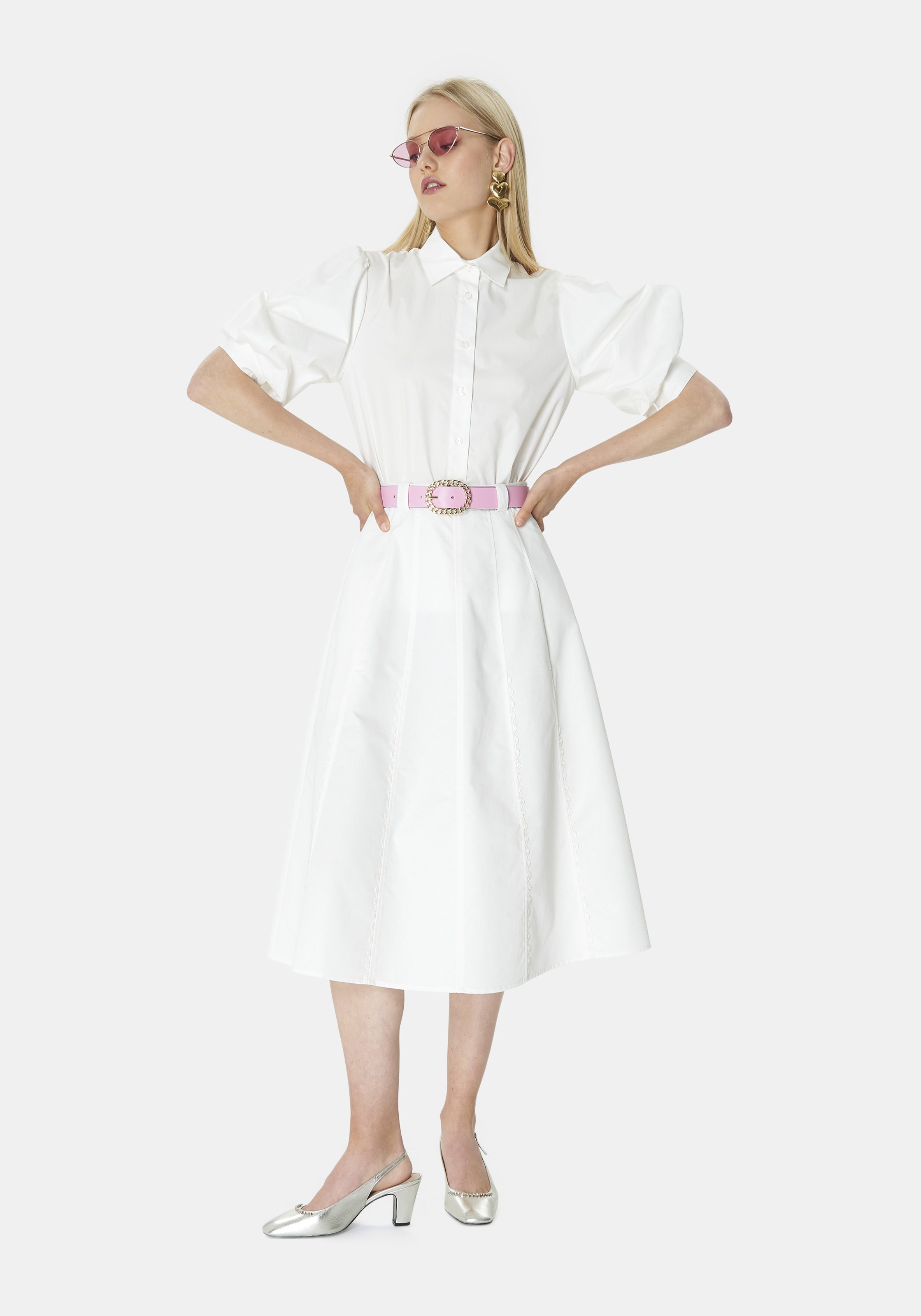 Chemise calypso TARA JARMON Blanc