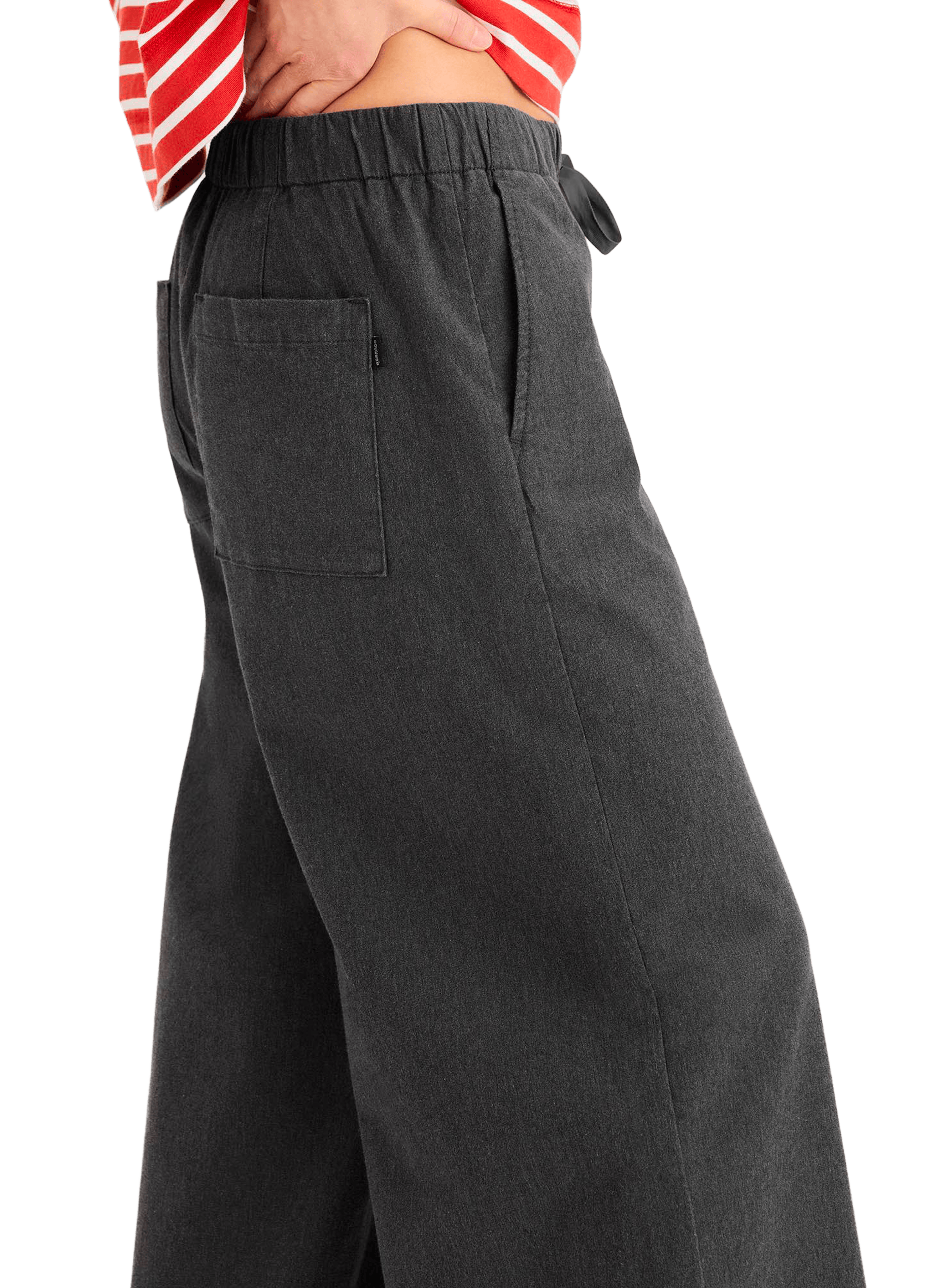 Pantalon large en coton DOCKERS Gris