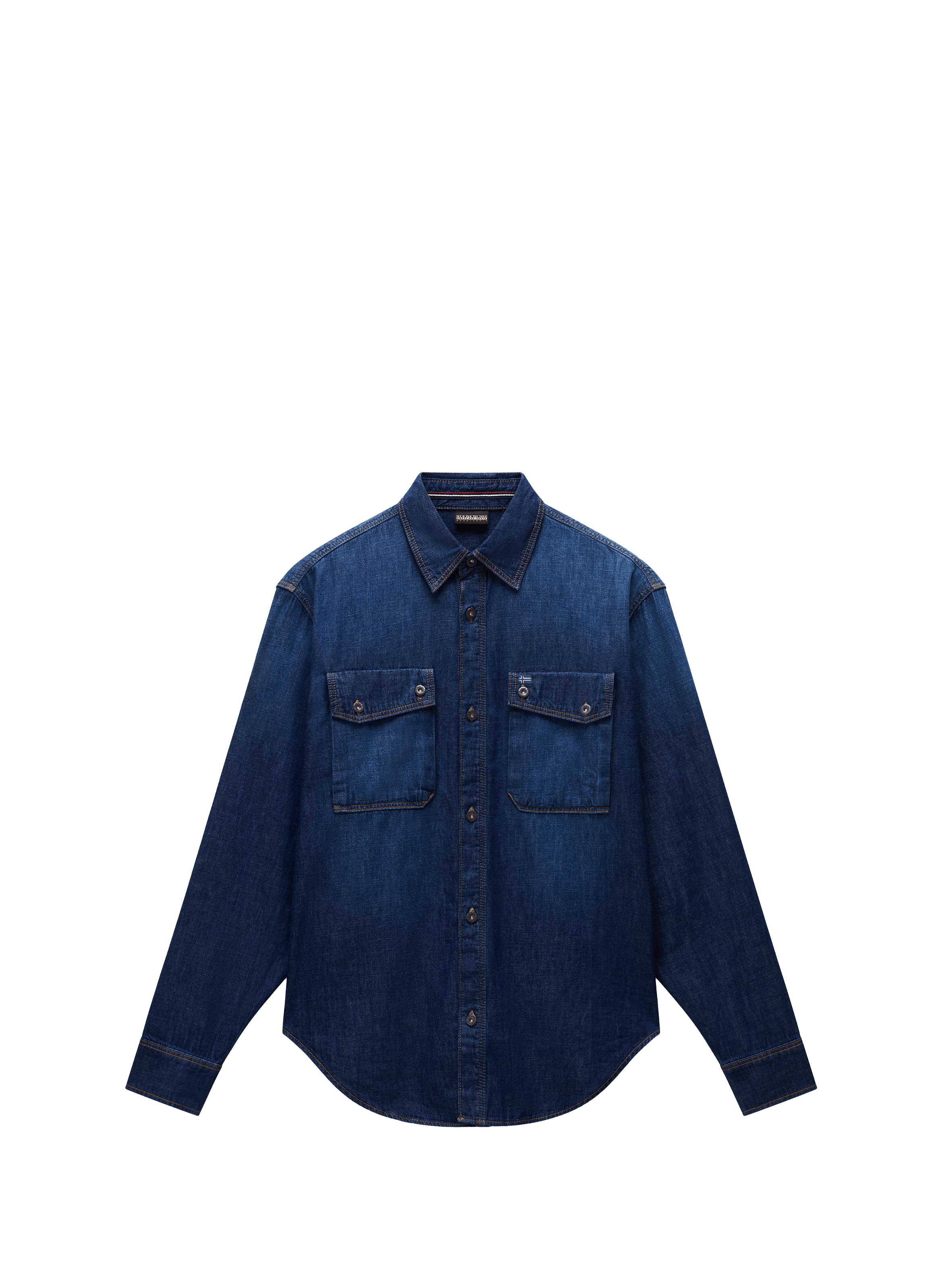 Bleached denim Shirt NAPAPIJRI Blue