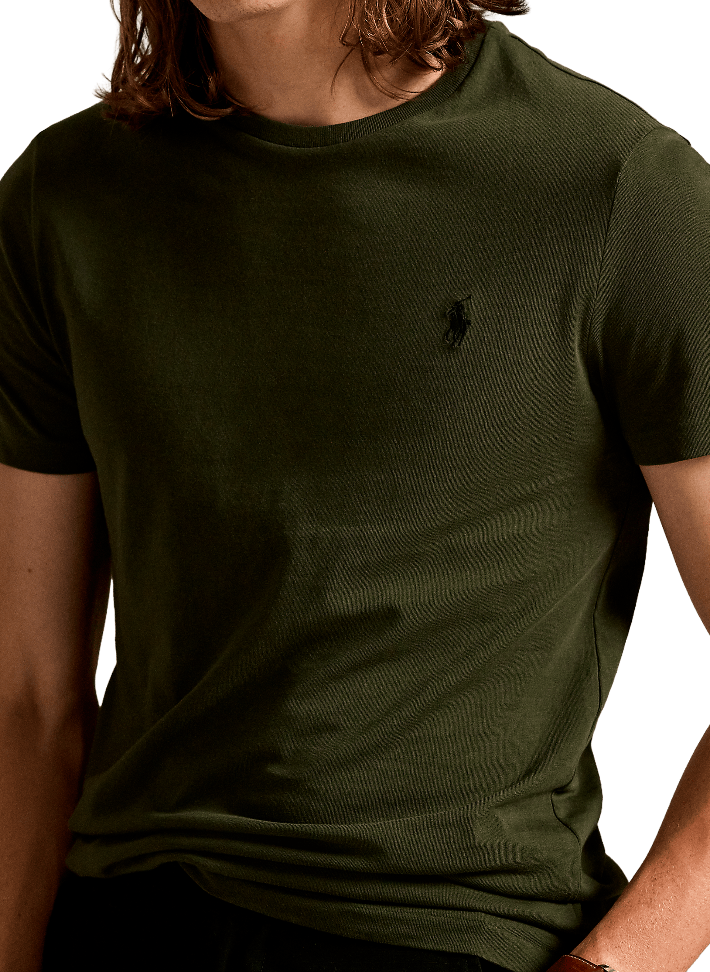 Classic Cotton T-Shirt POLO RALPH LAUREN Khaki