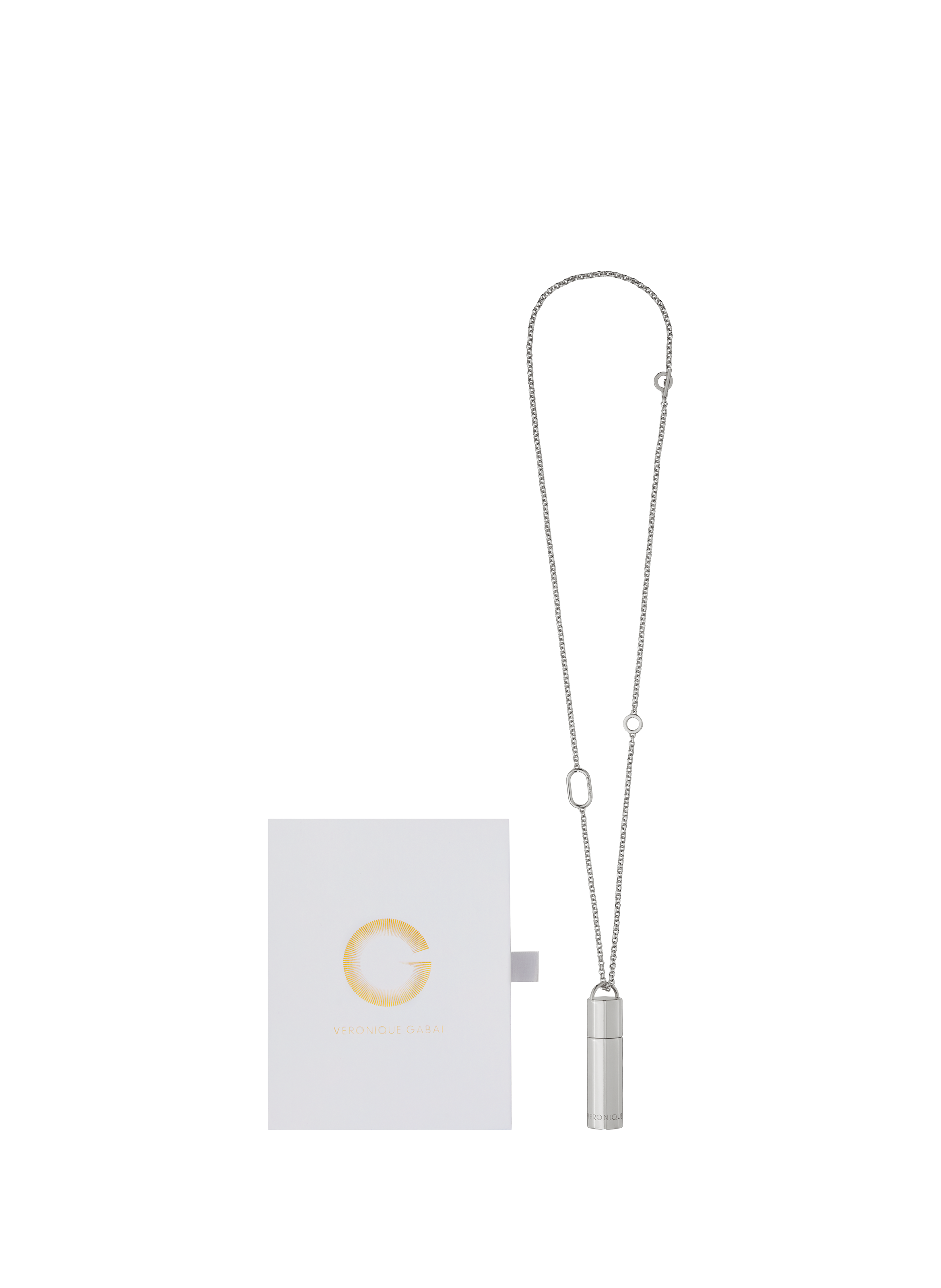 The Little Perfume Necklace VERONIQUE GABAI Silver
