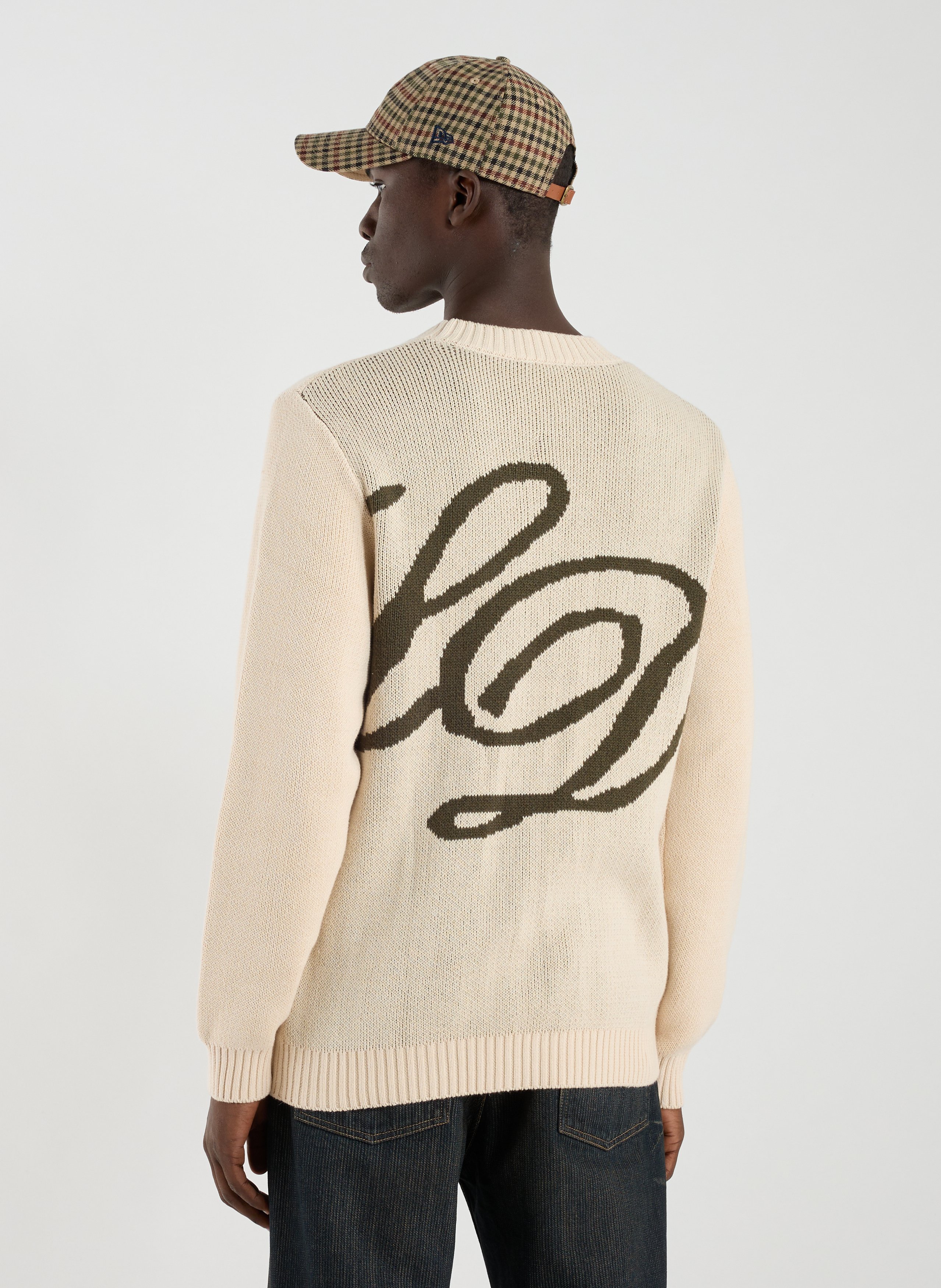 Cotton round neck Sweatshirt LES DEUX White