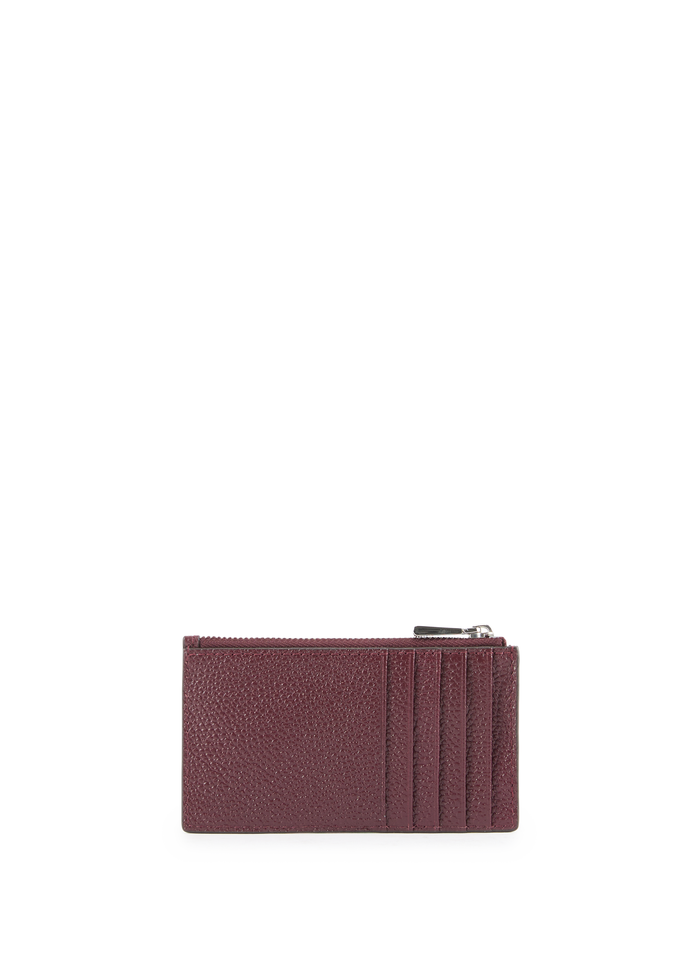 Grained cow leather Jet Set card holder MICHAEL KORS Red