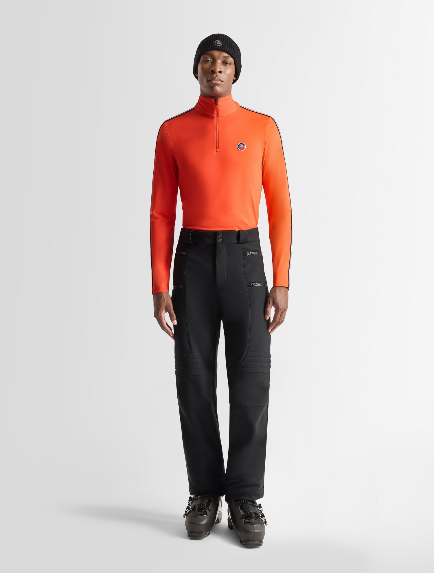 Sous pull mario col montant coupe regular FUSALP Orange