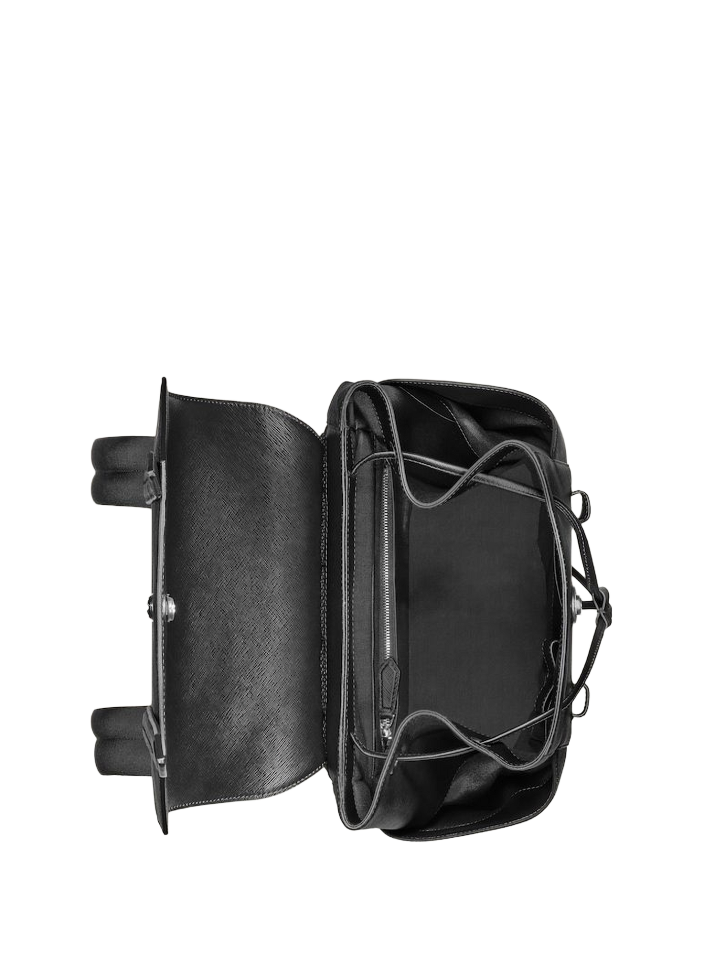 Leather business backpack MONTBLANC Black