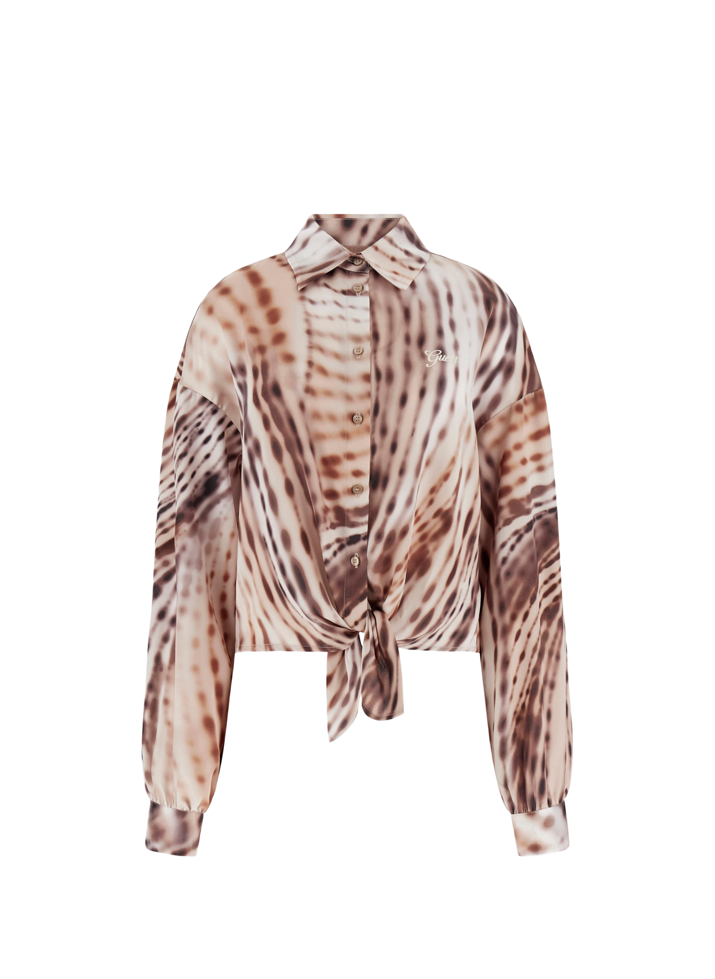 Printed tied shirt GUESS Multicolour